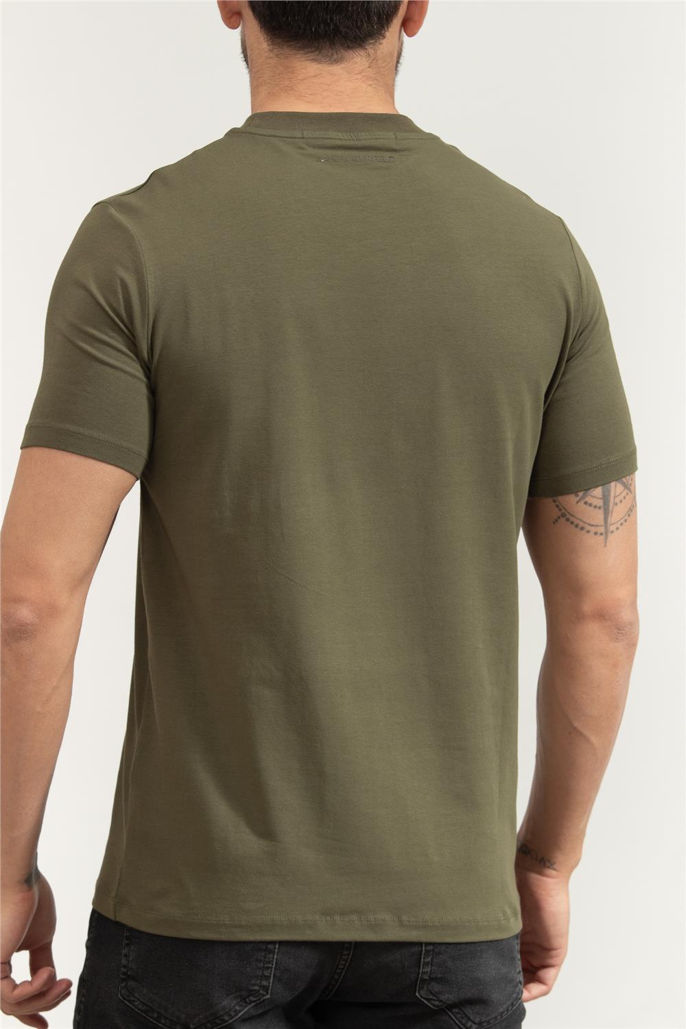 Karl Lagerfeld Crewneck Erkek Bisiklet Yaka T-Shirt