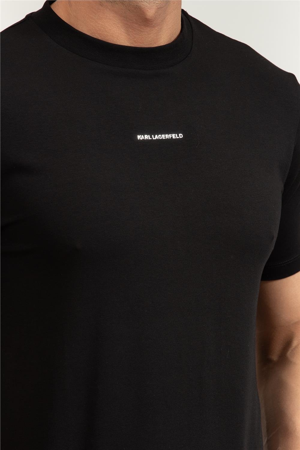 Karl Lagerfeld Crewneck Erkek Bisiklet Yaka T-Shirt