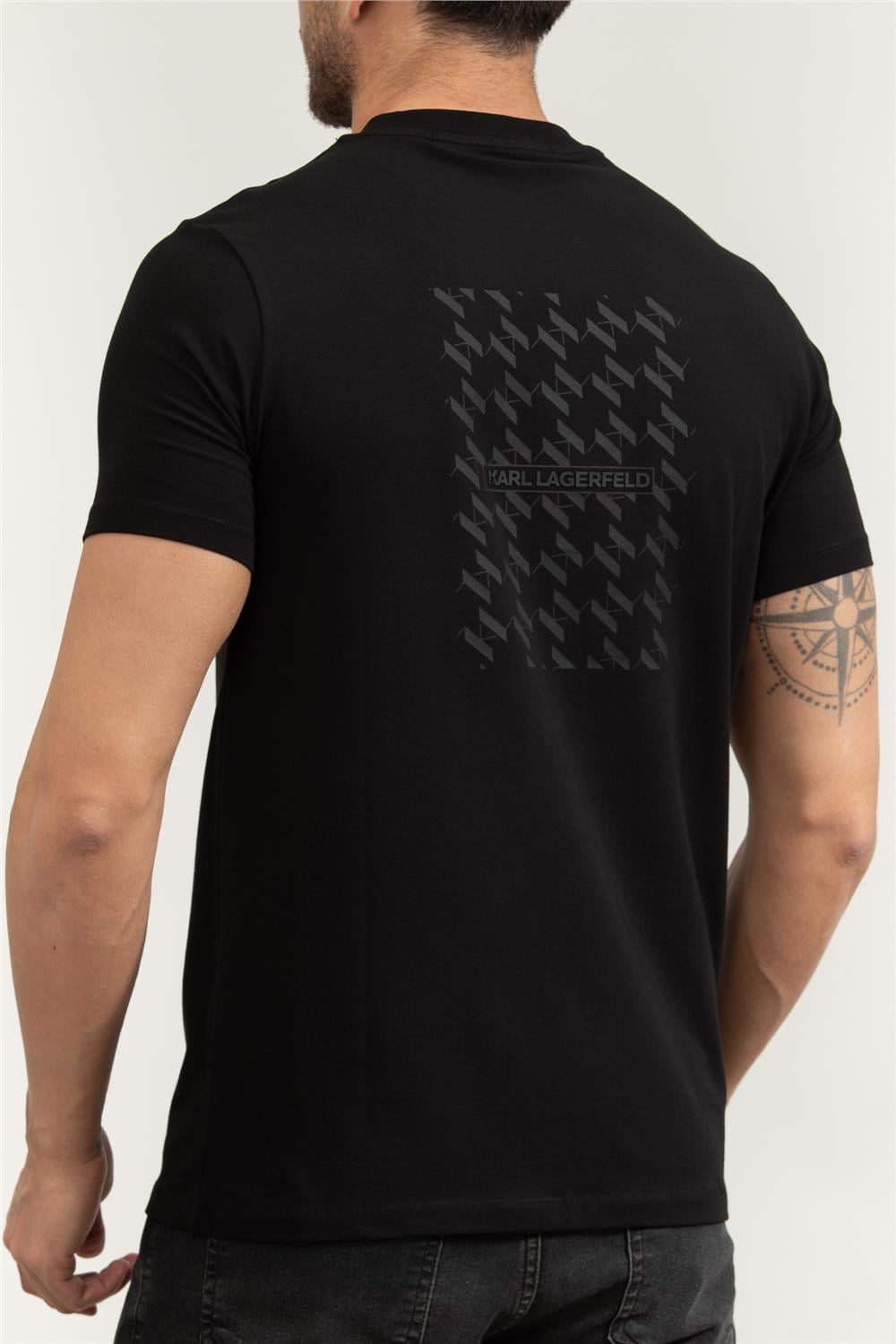 Karl Lagerfeld Crewneck Erkek Bisiklet Yaka T-Shirt