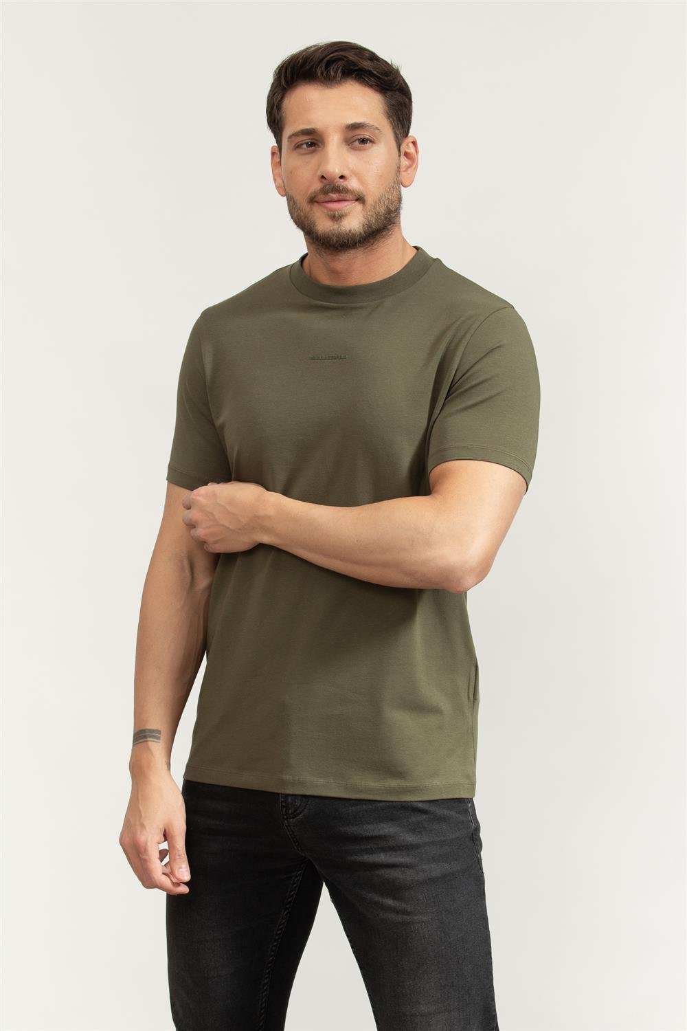 Karl Lagerfeld Crewneck Erkek Bisiklet Yaka T-Shirt