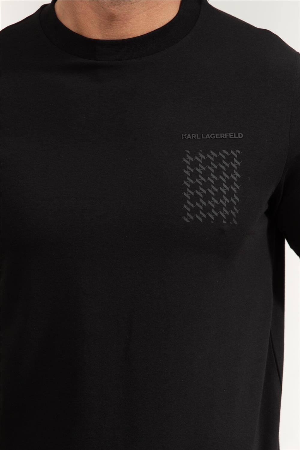Karl Lagerfeld Crewneck Erkek Bisiklet Yaka T-Shirt
