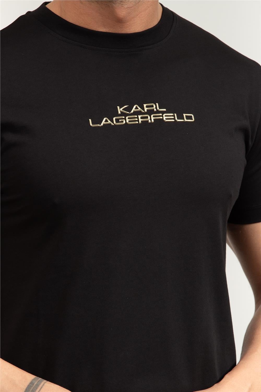Karl Lagerfeld Crewneck Erkek Bisiklet Yaka T-Shirt