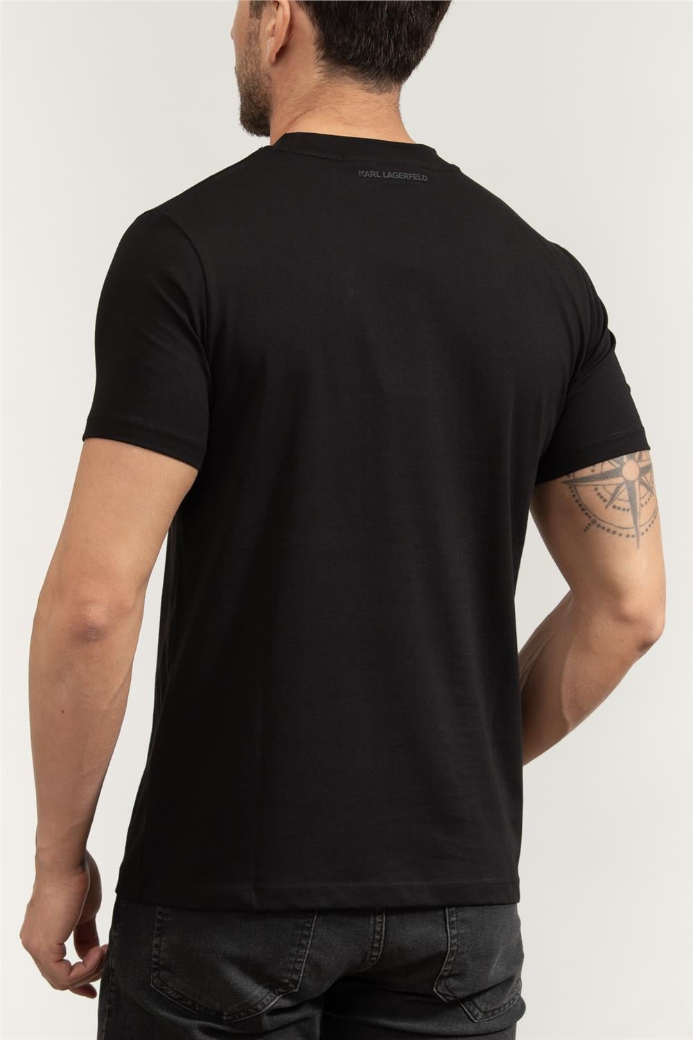 Karl Lagerfeld Crewneck Erkek Bisiklet Yaka T-Shirt