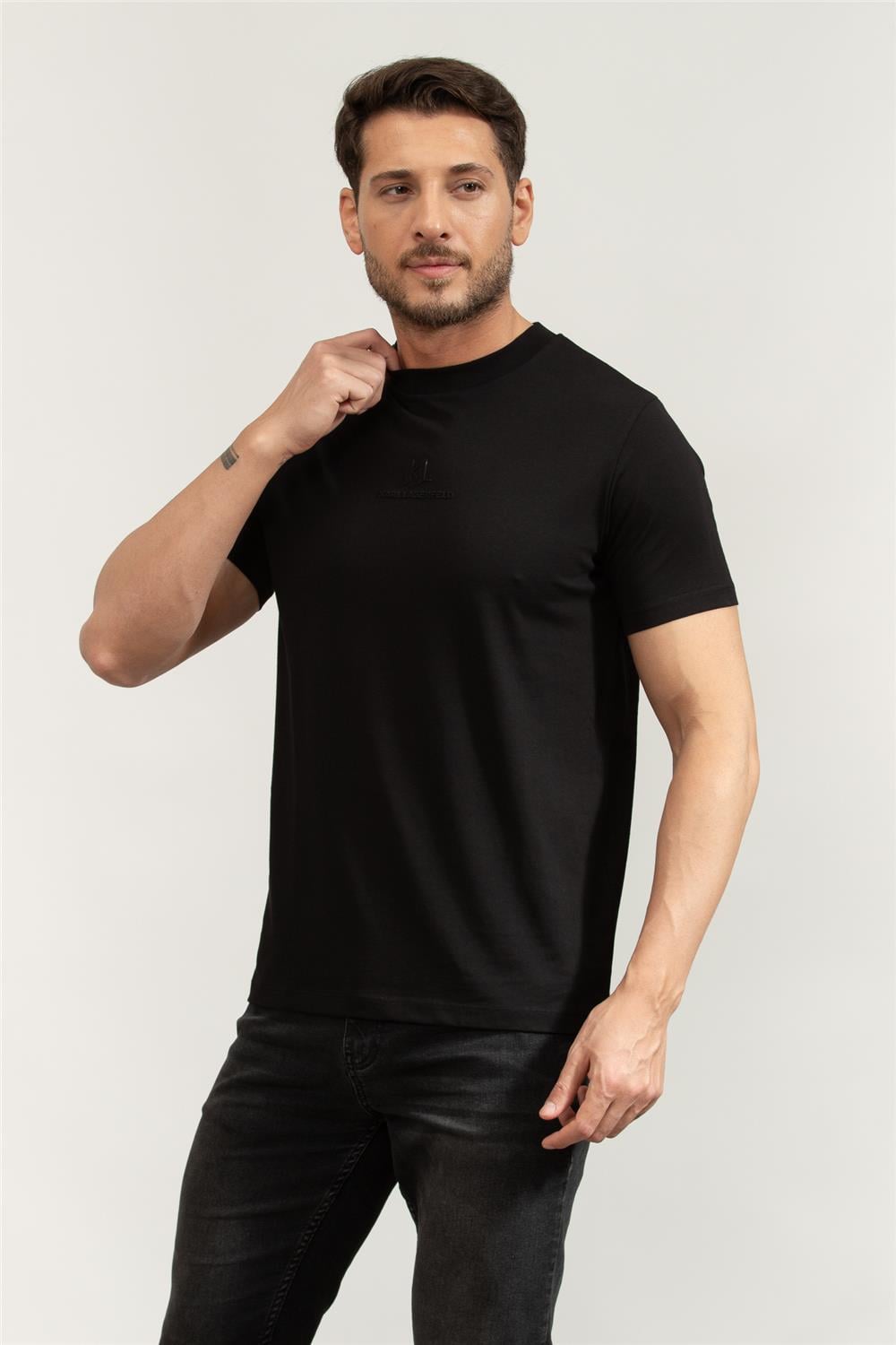 Karl Lagerfeld Crewneck Erkek Bisiklet Yaka T-Shirt