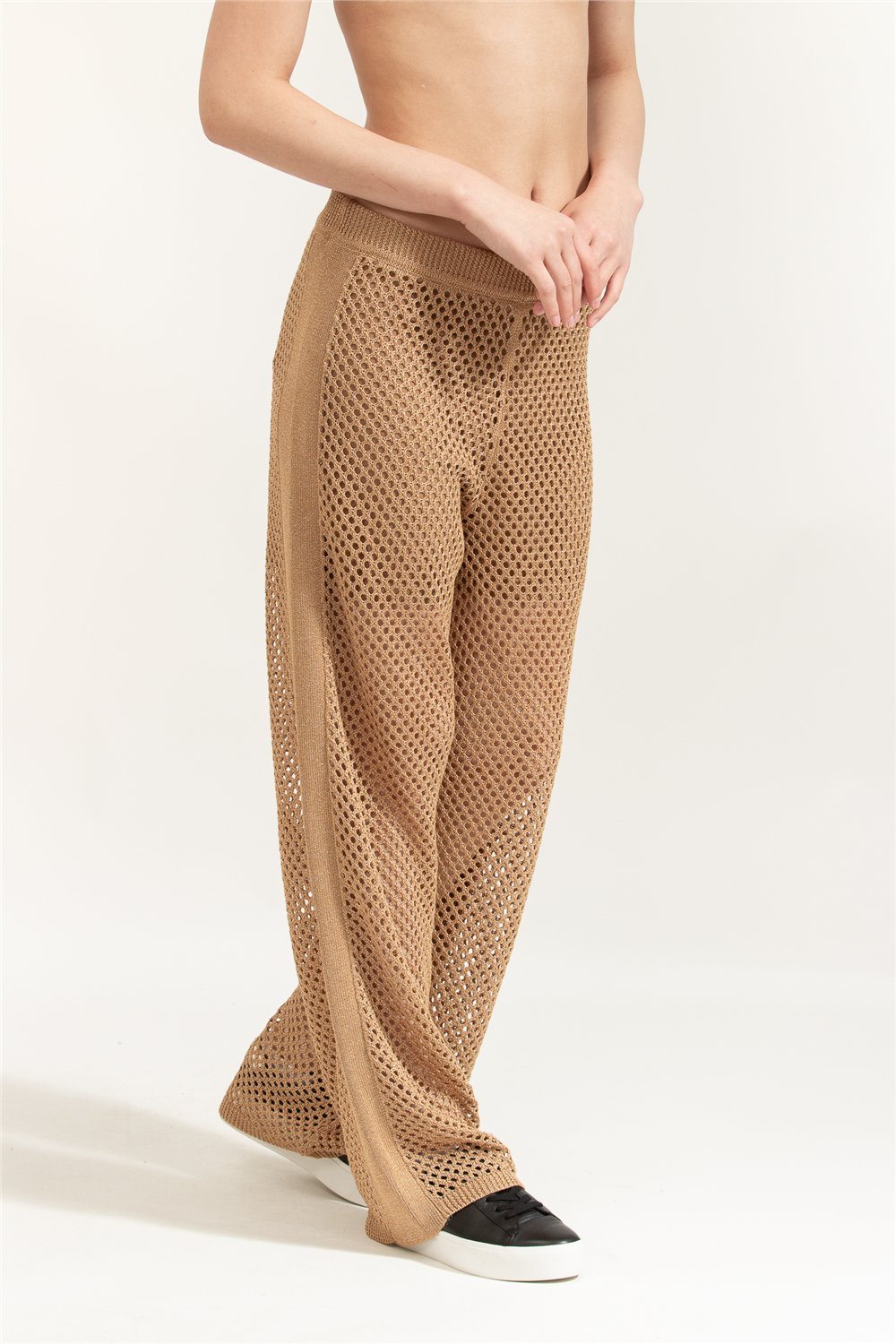 Karl Lagerfeld Crochet Knit Pants Kadın Şort Çok Renkli