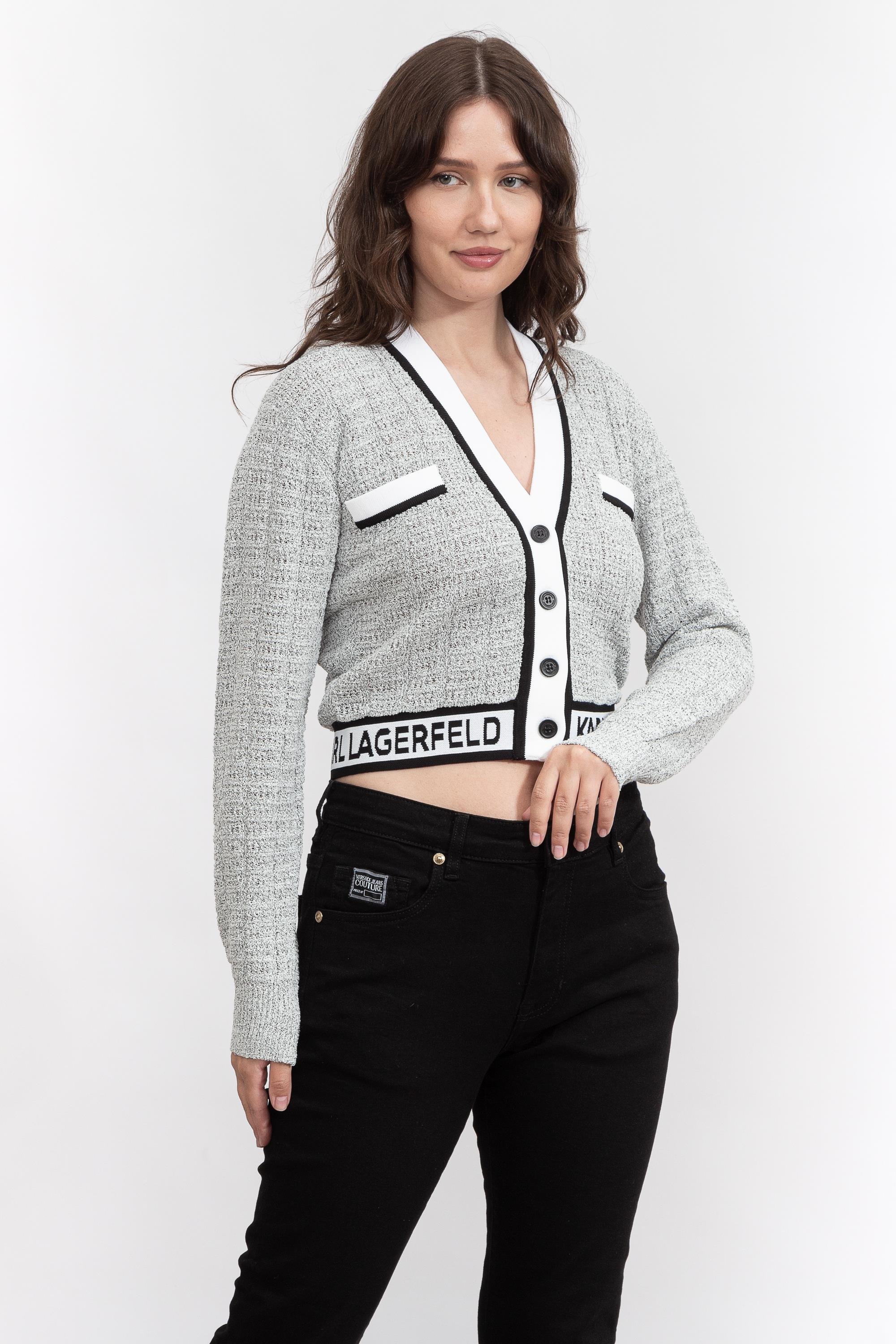 Karl Lagerfeld Cropped Kadın Hırka