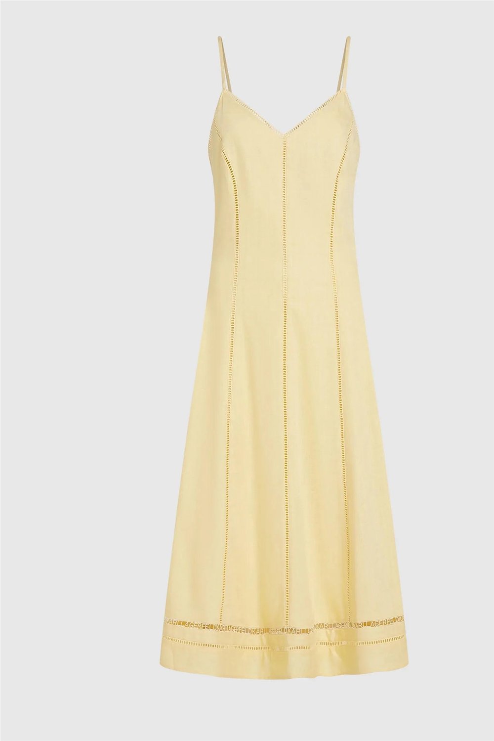 Karl Lagerfeld Embroidery Detail Dress Kadın Elbise