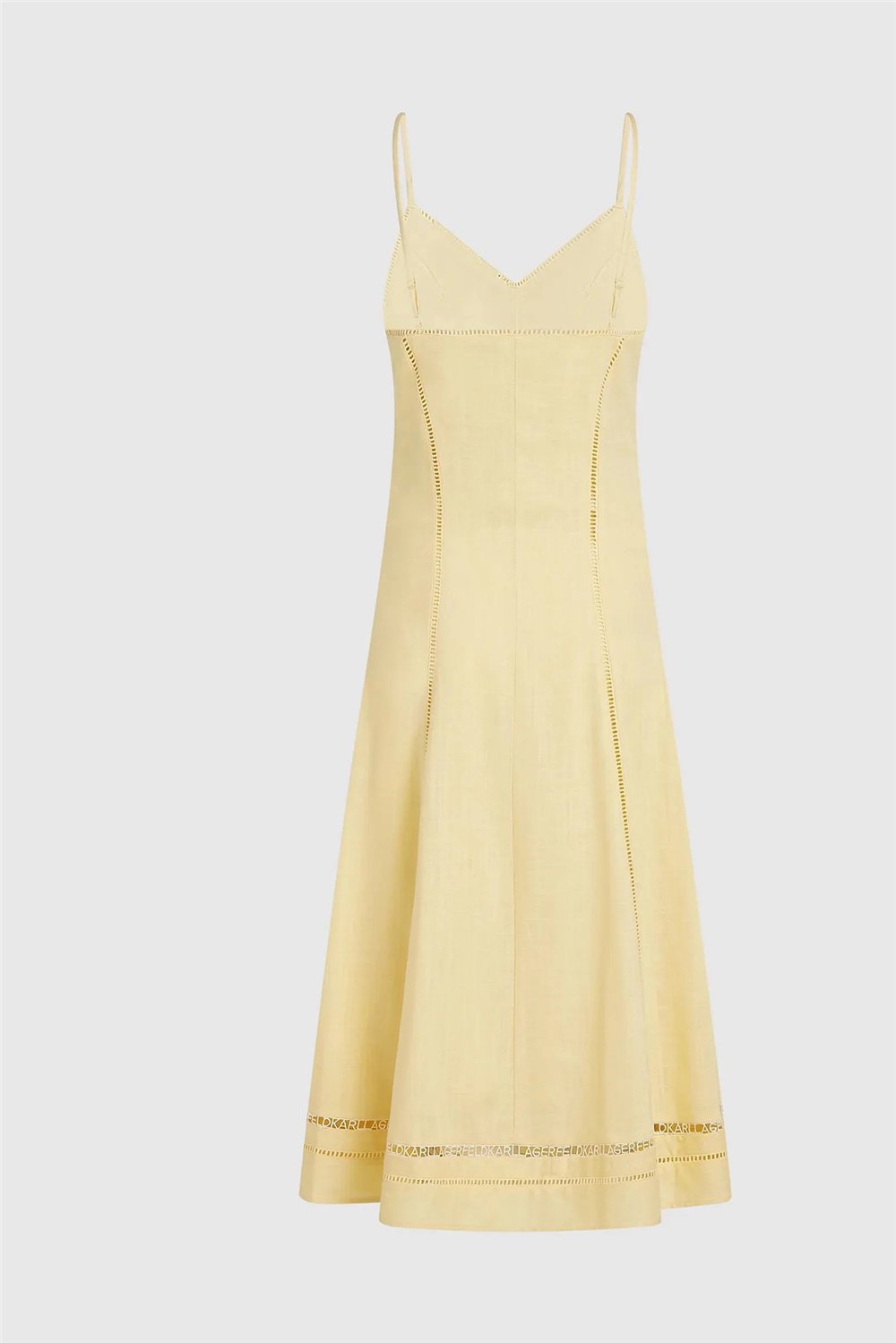 Karl Lagerfeld Embroidery Detail Dress Kadın Elbise