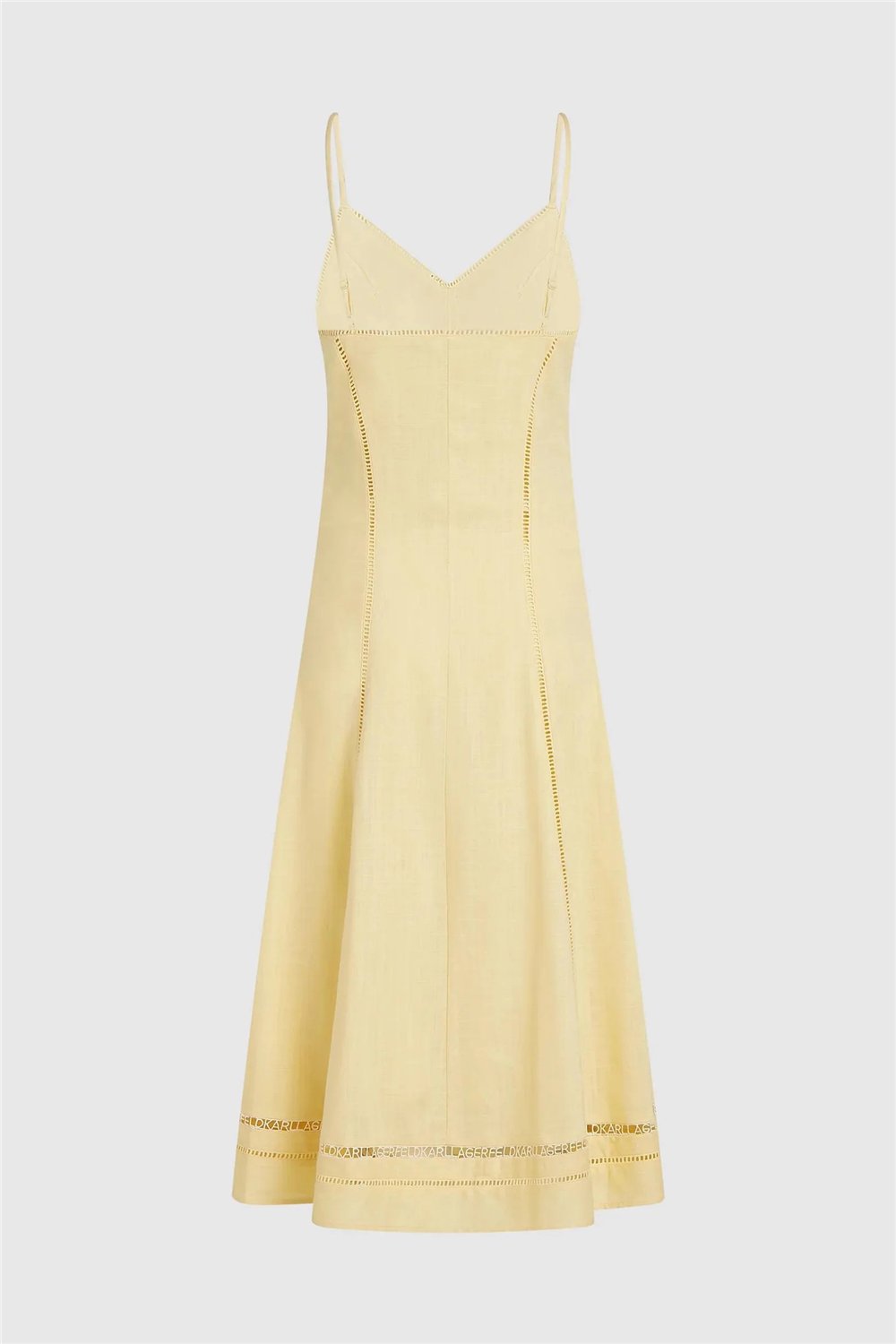 Karl Lagerfeld Embroidery Detail Dress Kadın Elbise