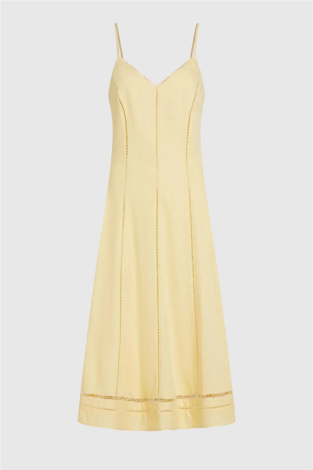 Karl Lagerfeld Embroidery Detail Dress Kadın Elbise