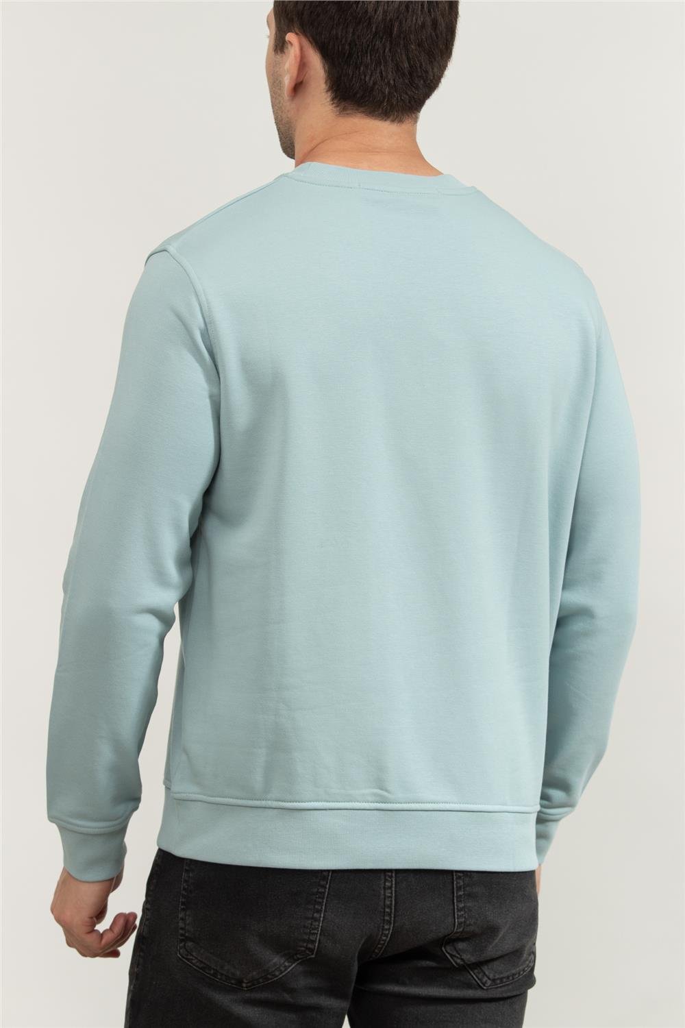 Karl Lagerfeld Erkek Bisiklet Yaka Sweatshirt