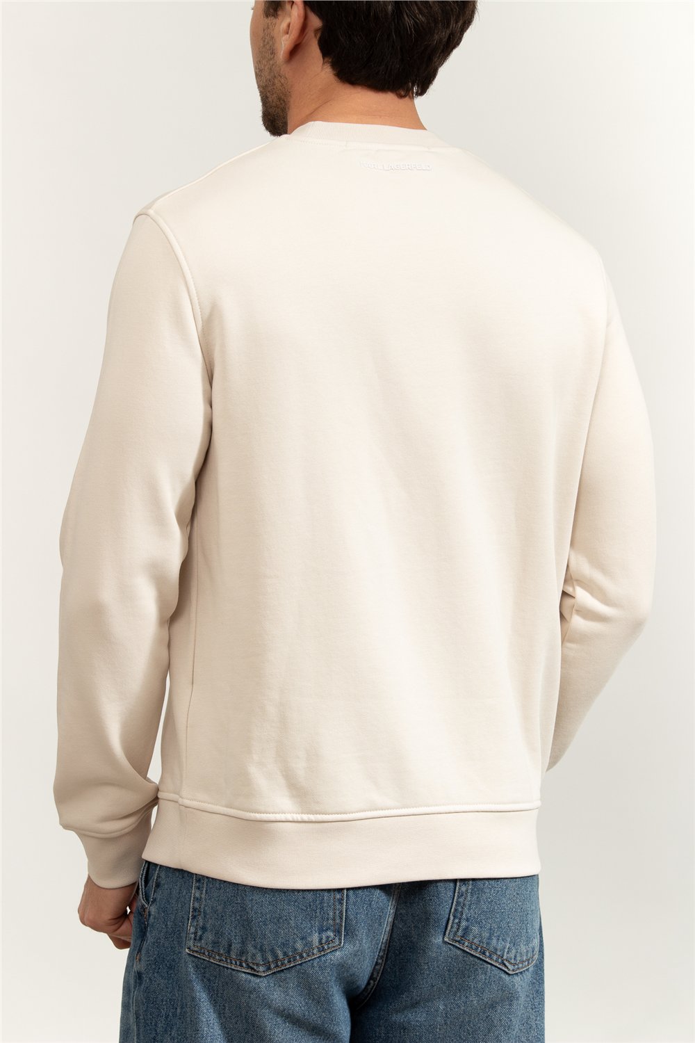 Karl Lagerfeld Erkek Bisiklet Yaka Sweatshirt
