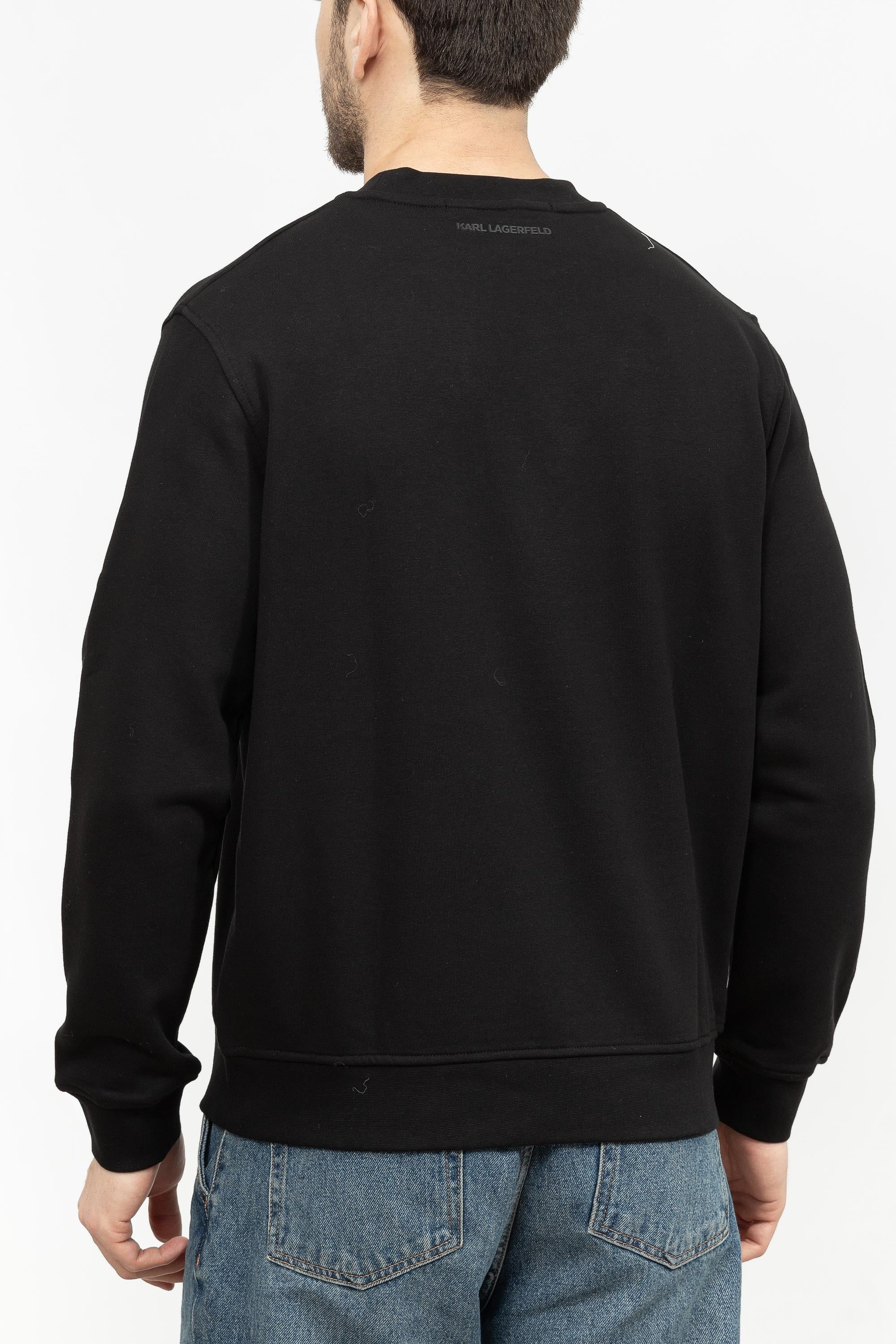 Karl Lagerfeld Erkek Bisiklet Yaka Sweatshirt