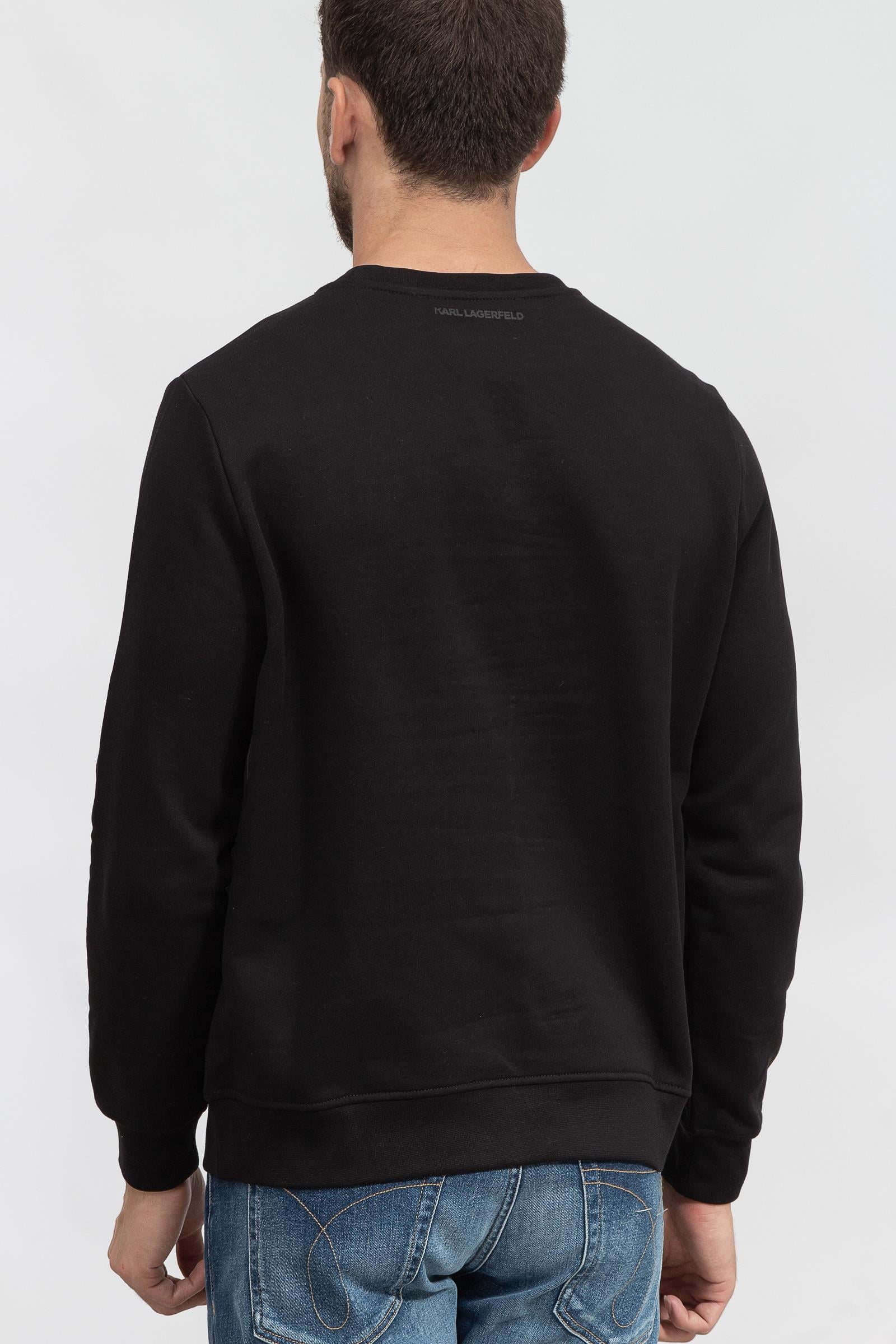 Karl Lagerfeld Erkek Bisiklet Yaka Sweatshirt