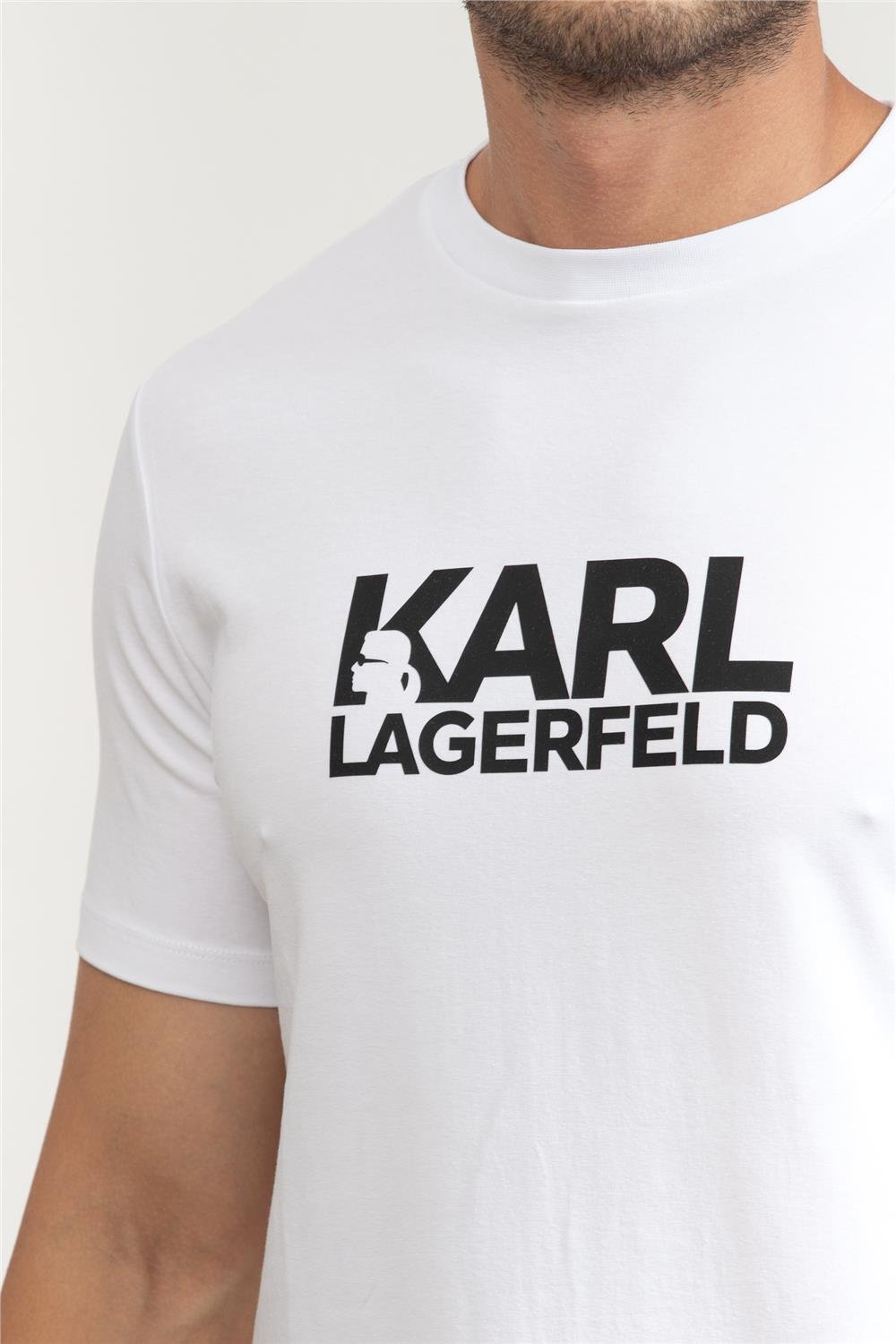 Karl Lagerfeld Erkek Bisiklet Yaka T-Shirt