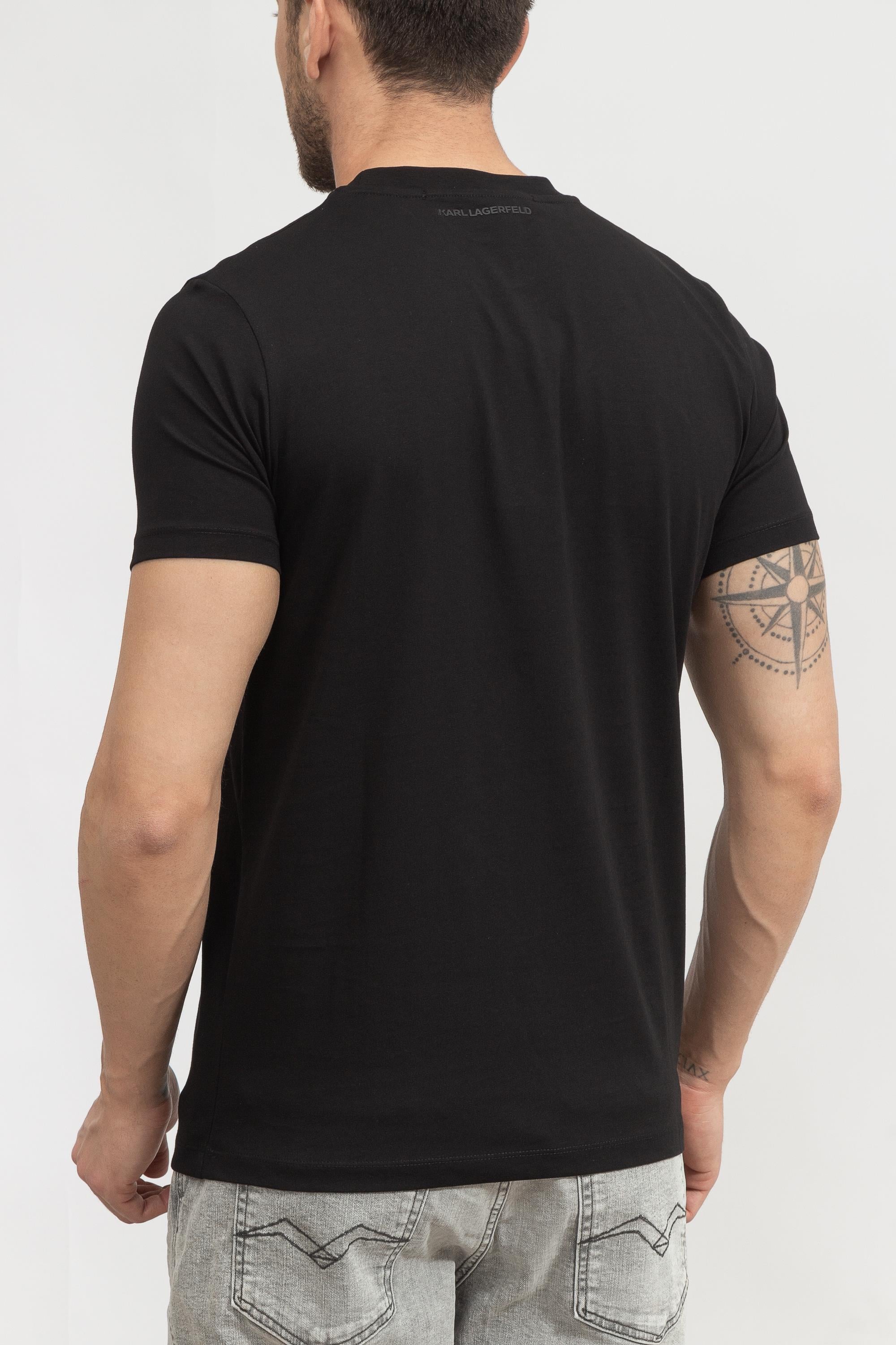 Karl Lagerfeld Erkek Bisiklet Yaka T-Shirt