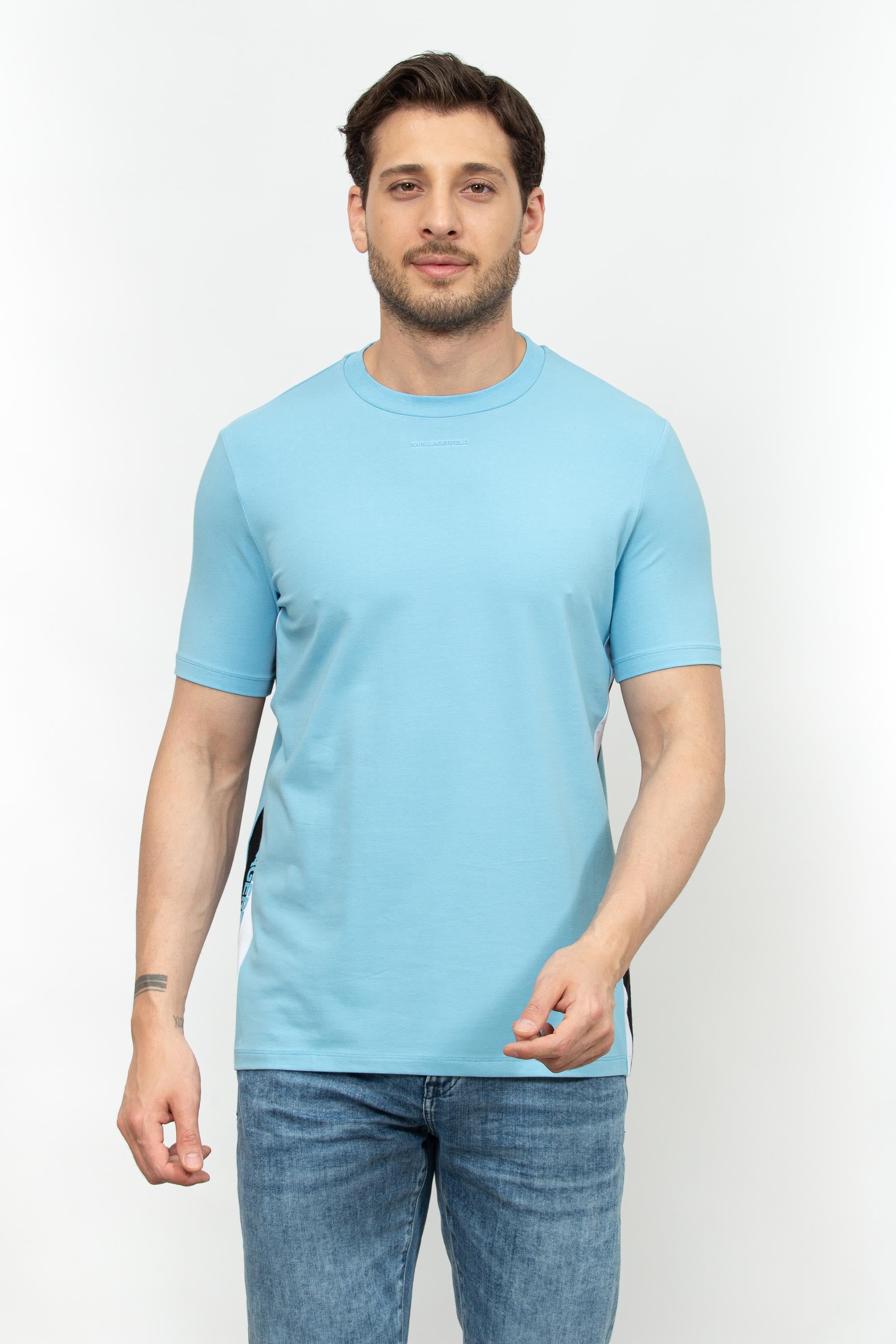 Karl Lagerfeld Erkek Bisiklet Yaka T-Shirt