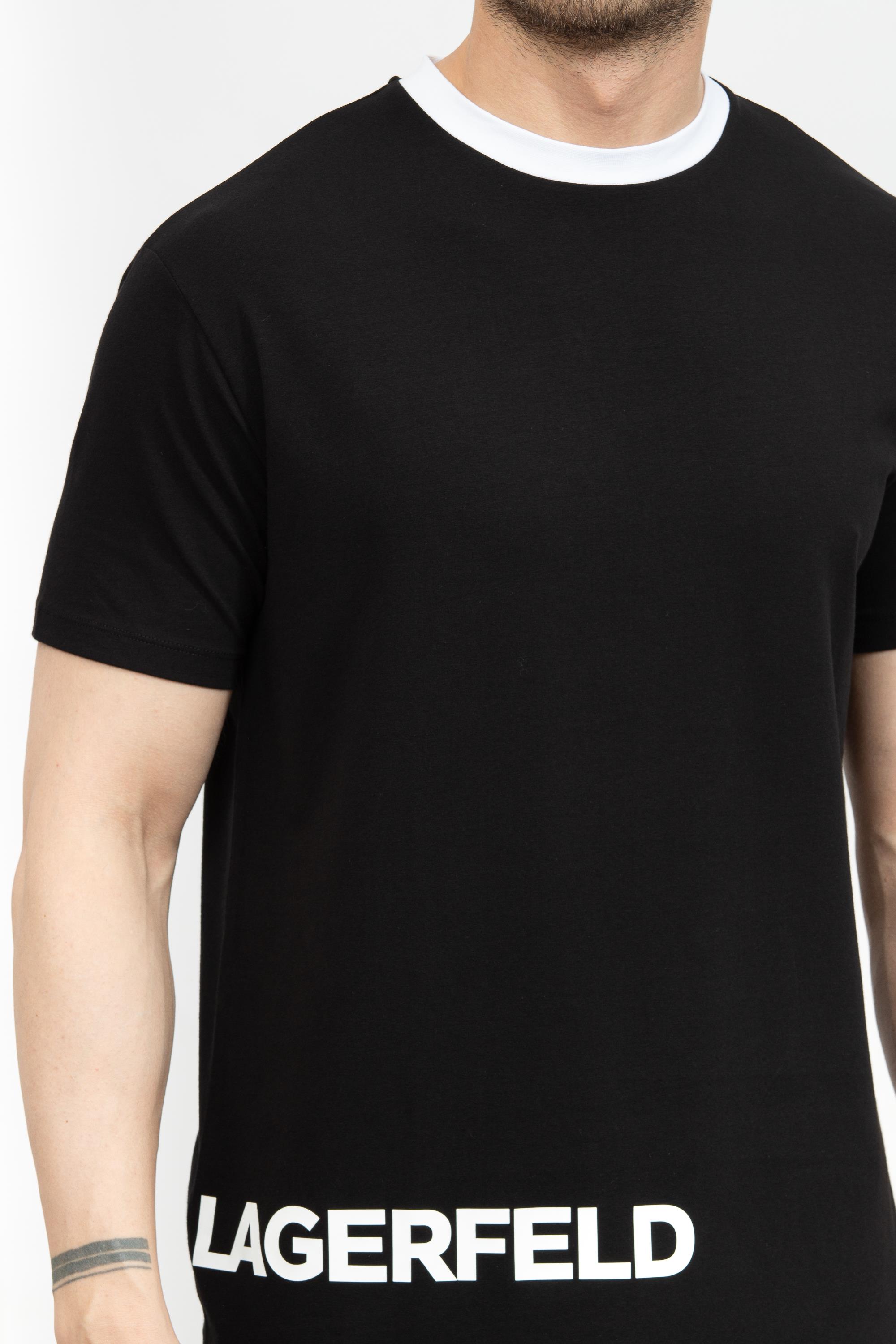 Karl Lagerfeld Erkek Bisiklet Yaka T-Shirt