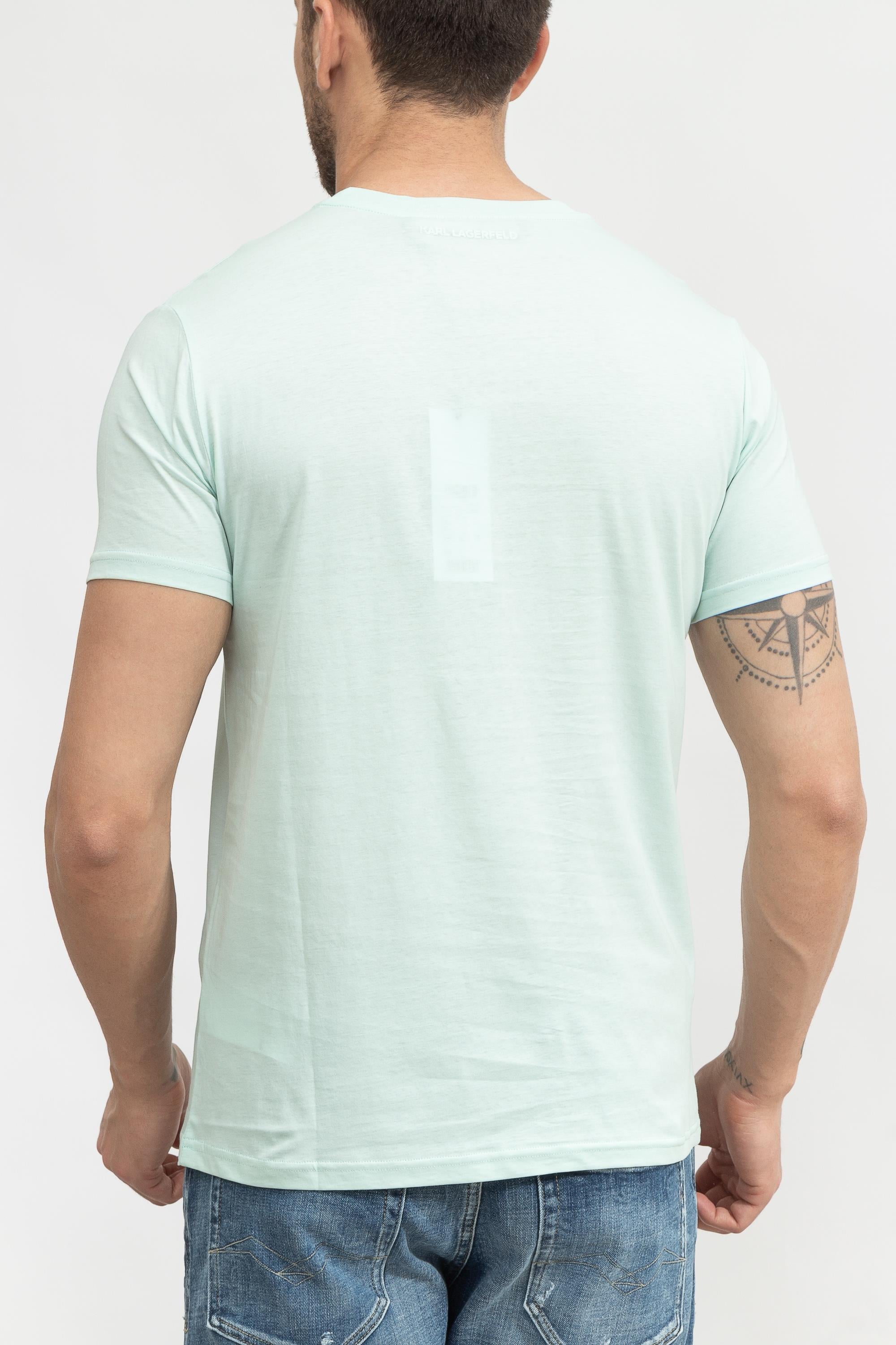 Karl Lagerfeld Erkek Bisiklet Yaka T-Shirt