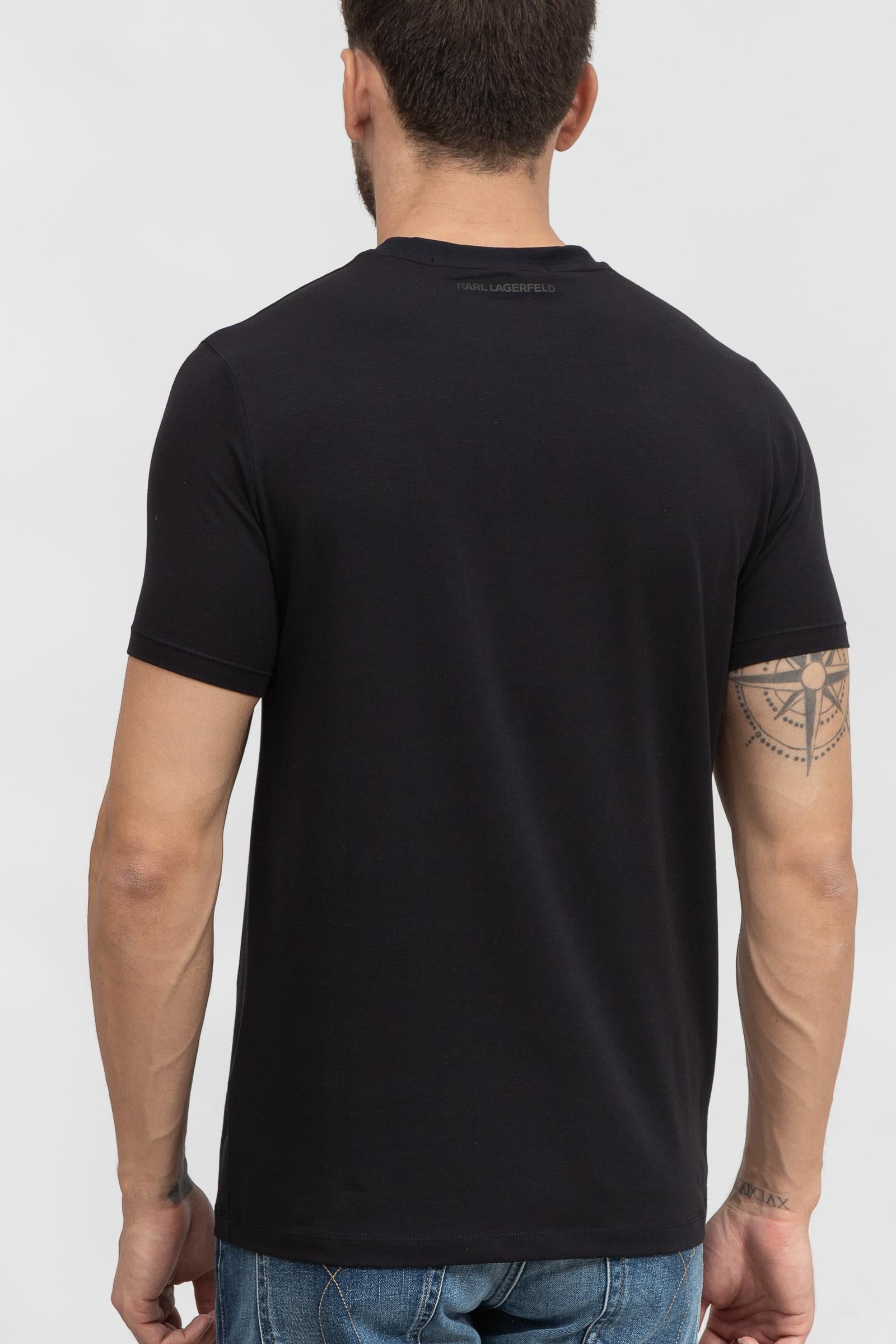 Karl Lagerfeld Erkek Bisiklet Yaka T-Shirt