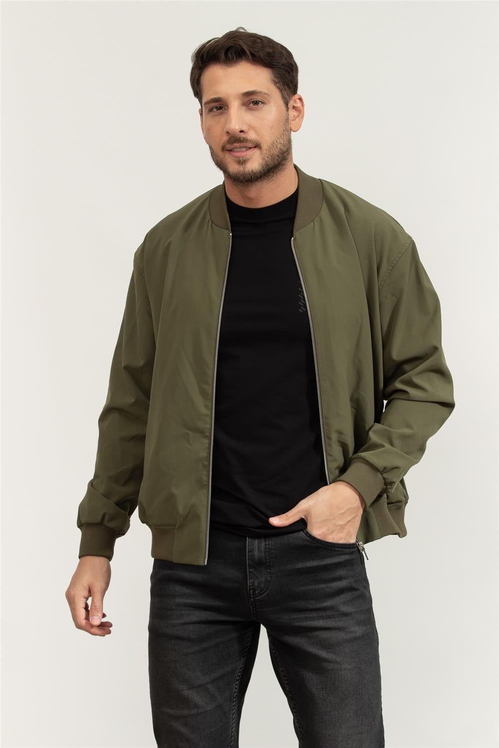 Karl Lagerfeld Erkek Bomber Mont