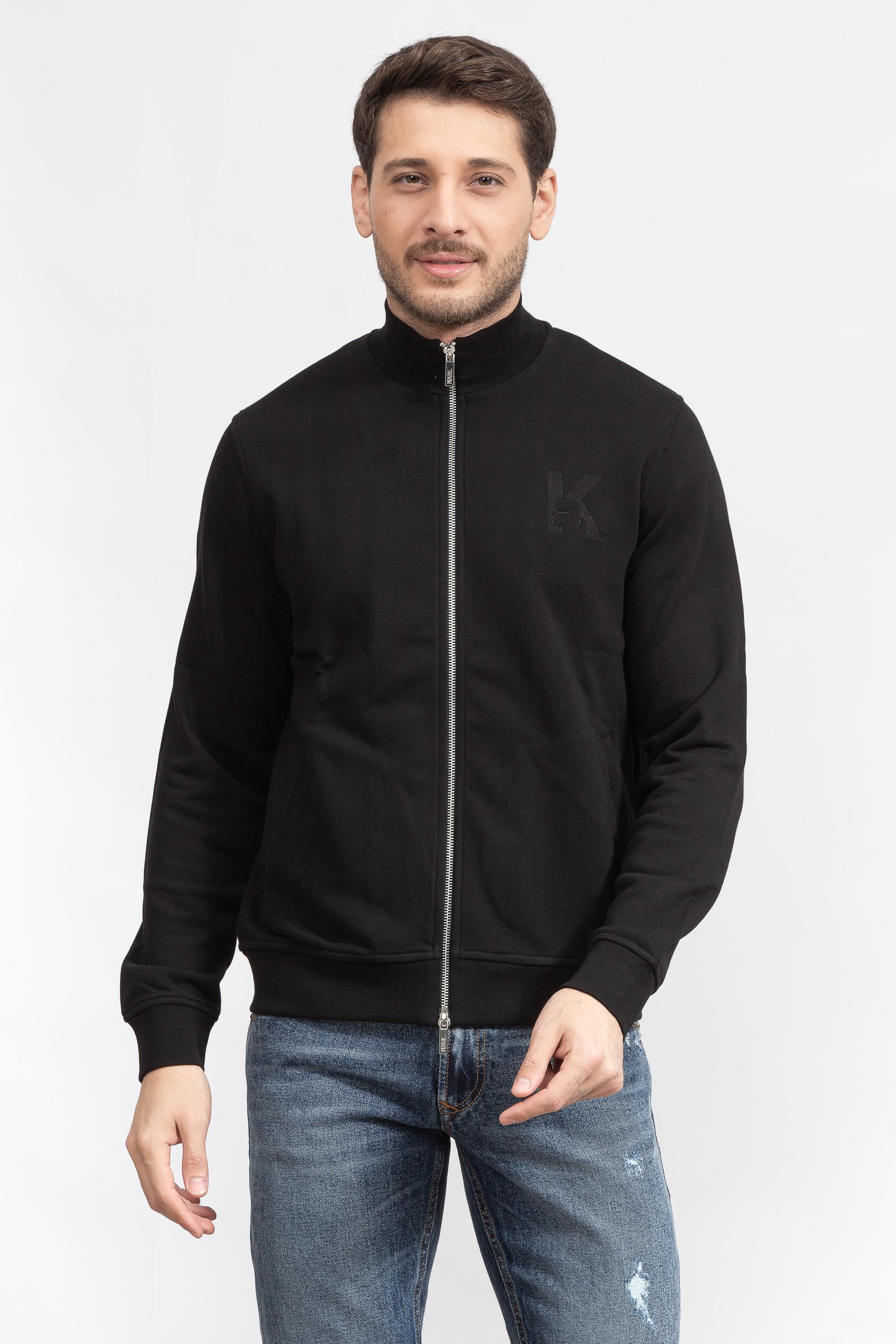 Karl Lagerfeld Erkek Fermuarlı Sweatshirt