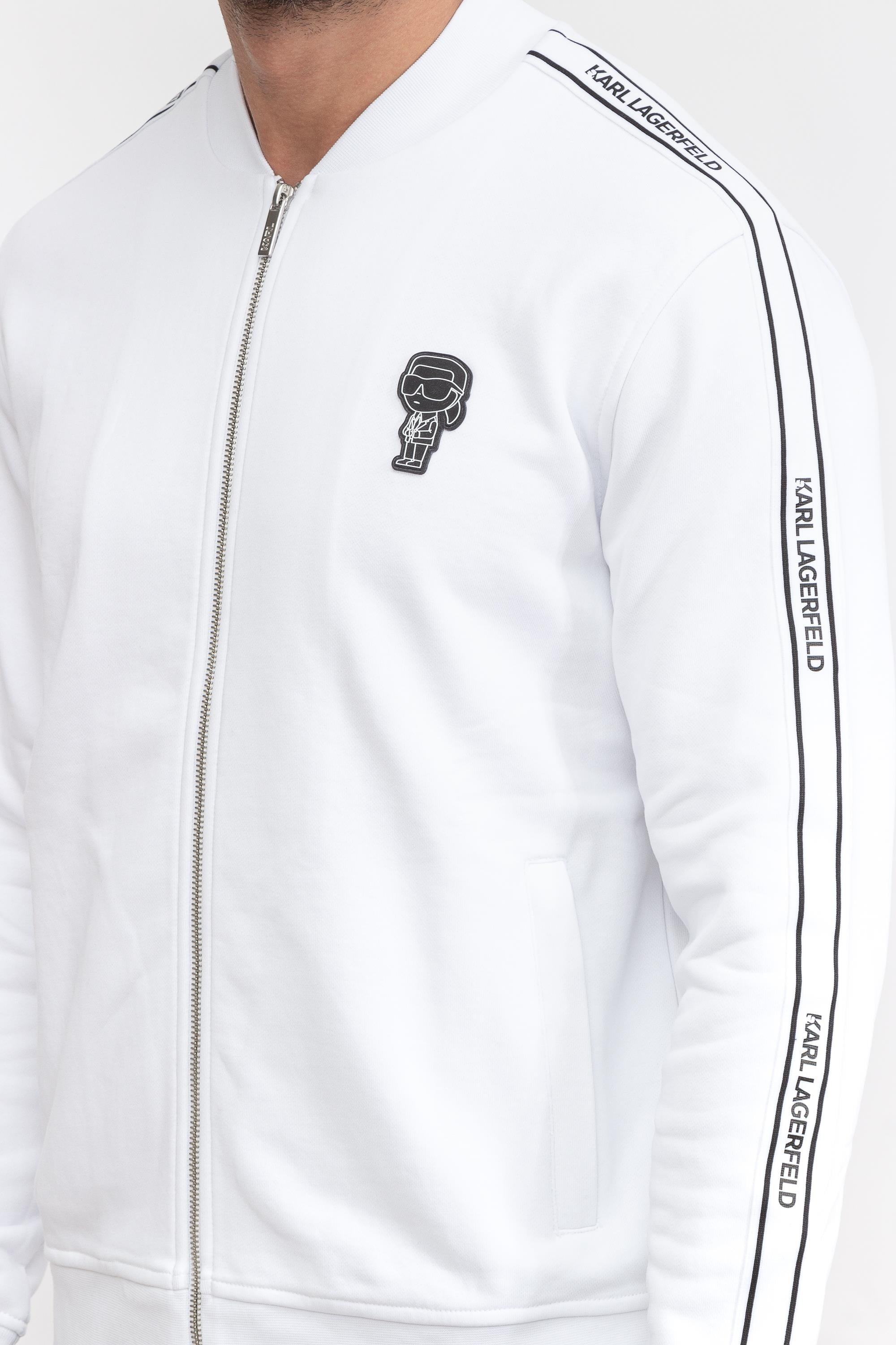 Karl Lagerfeld Erkek Fermuarlı Sweatshirt