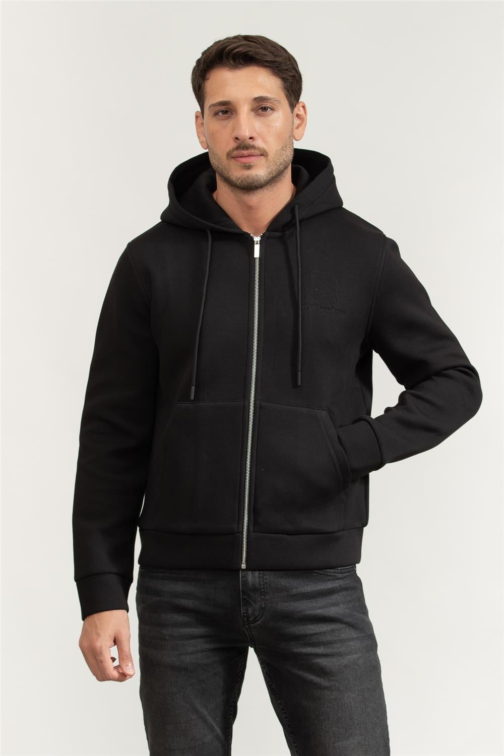 Karl Lagerfeld Erkek Kapüşonlu Sweatshirt