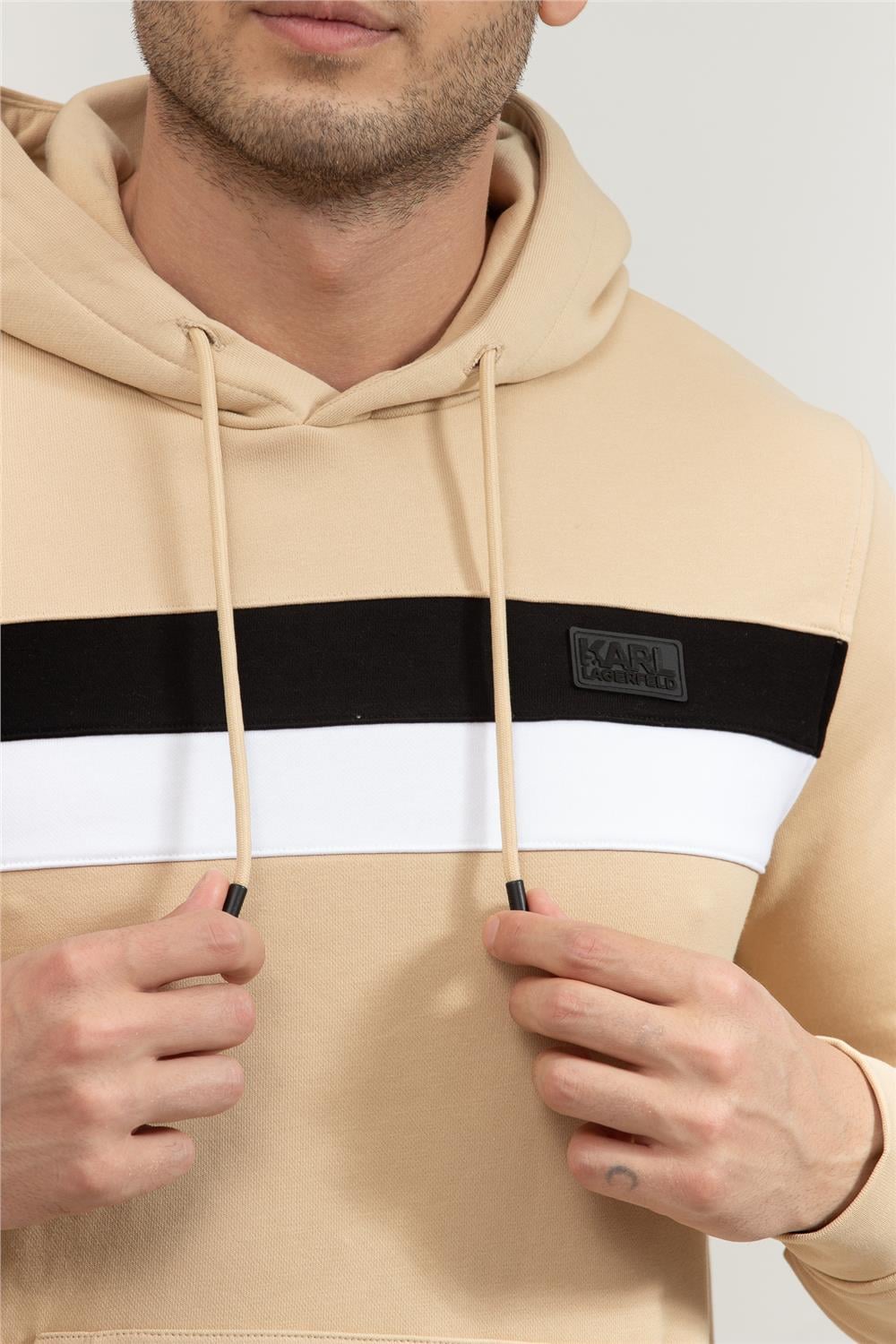 Karl Lagerfeld Erkek Kapüşonlu Sweatshirt