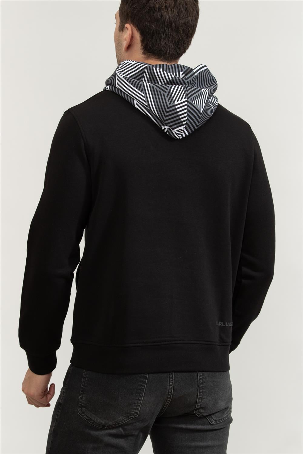 Karl Lagerfeld Erkek Kapüşonlu Sweatshirt