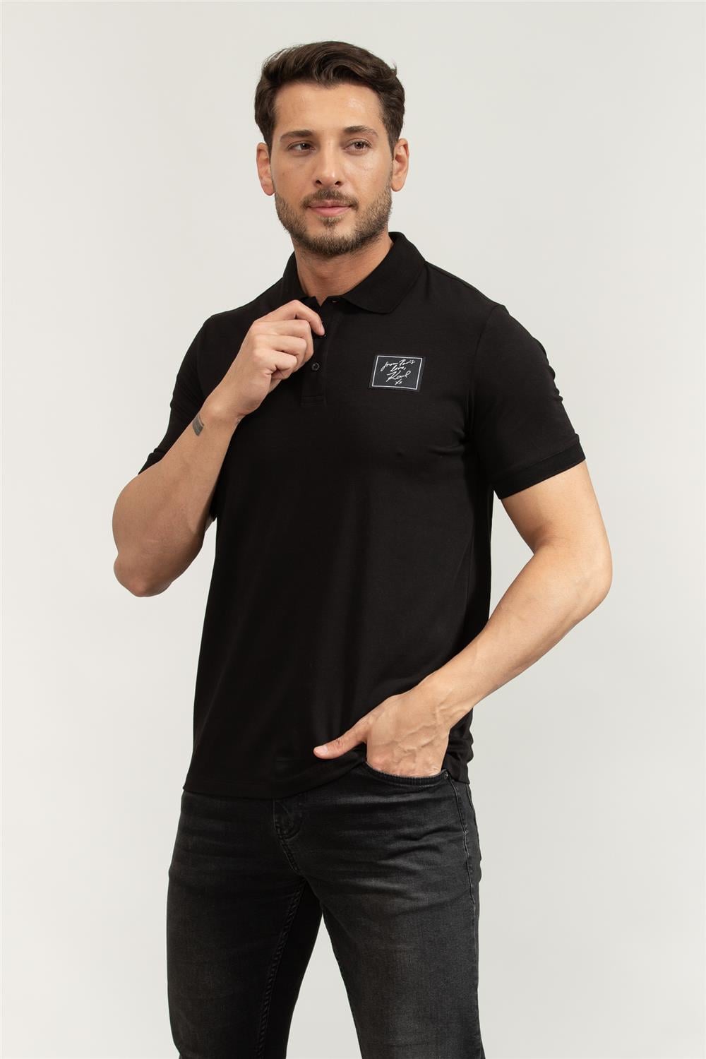 Karl Lagerfeld Erkek Polo Yaka T-Shirt