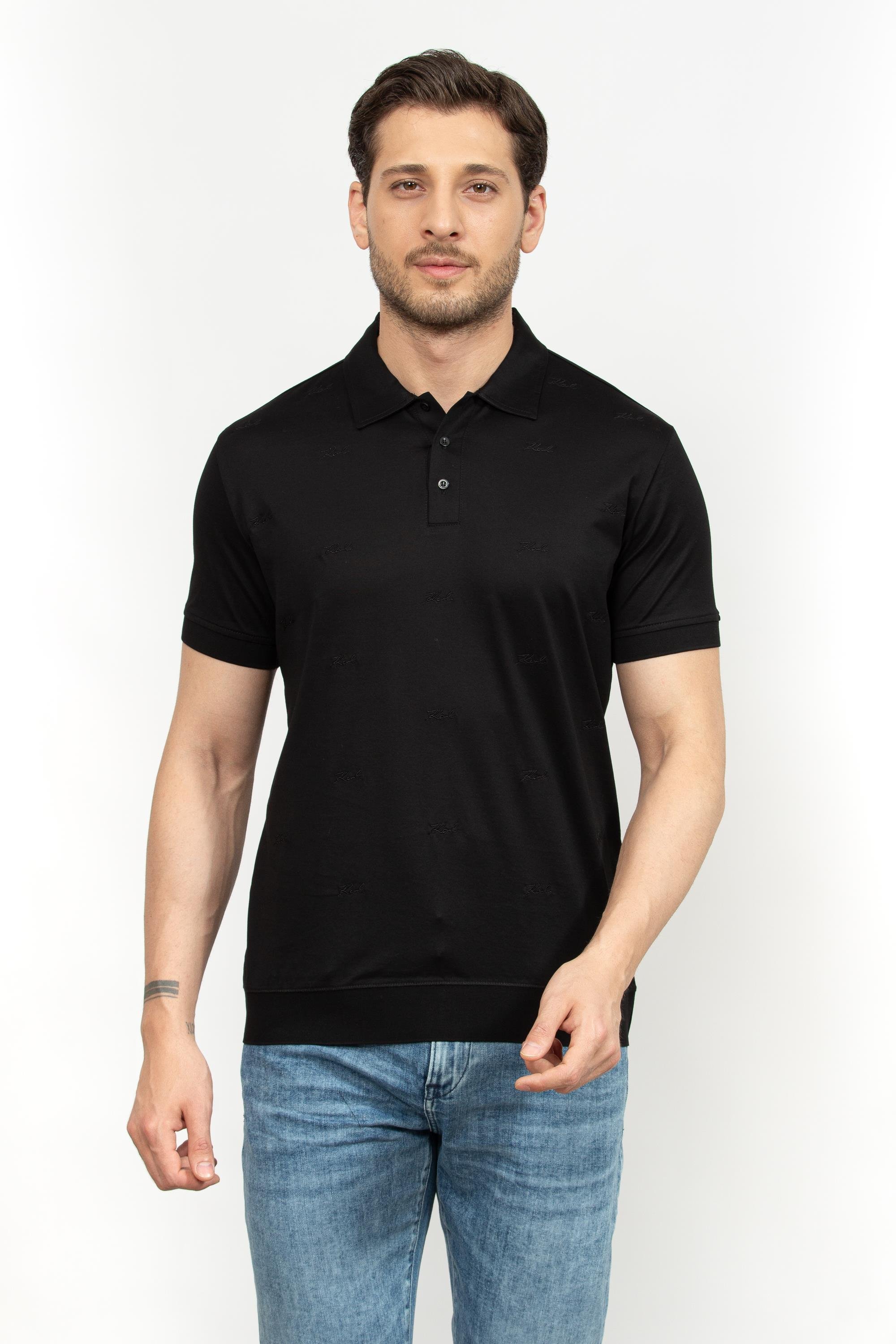 Karl Lagerfeld Erkek Polo Yaka T-Shirt