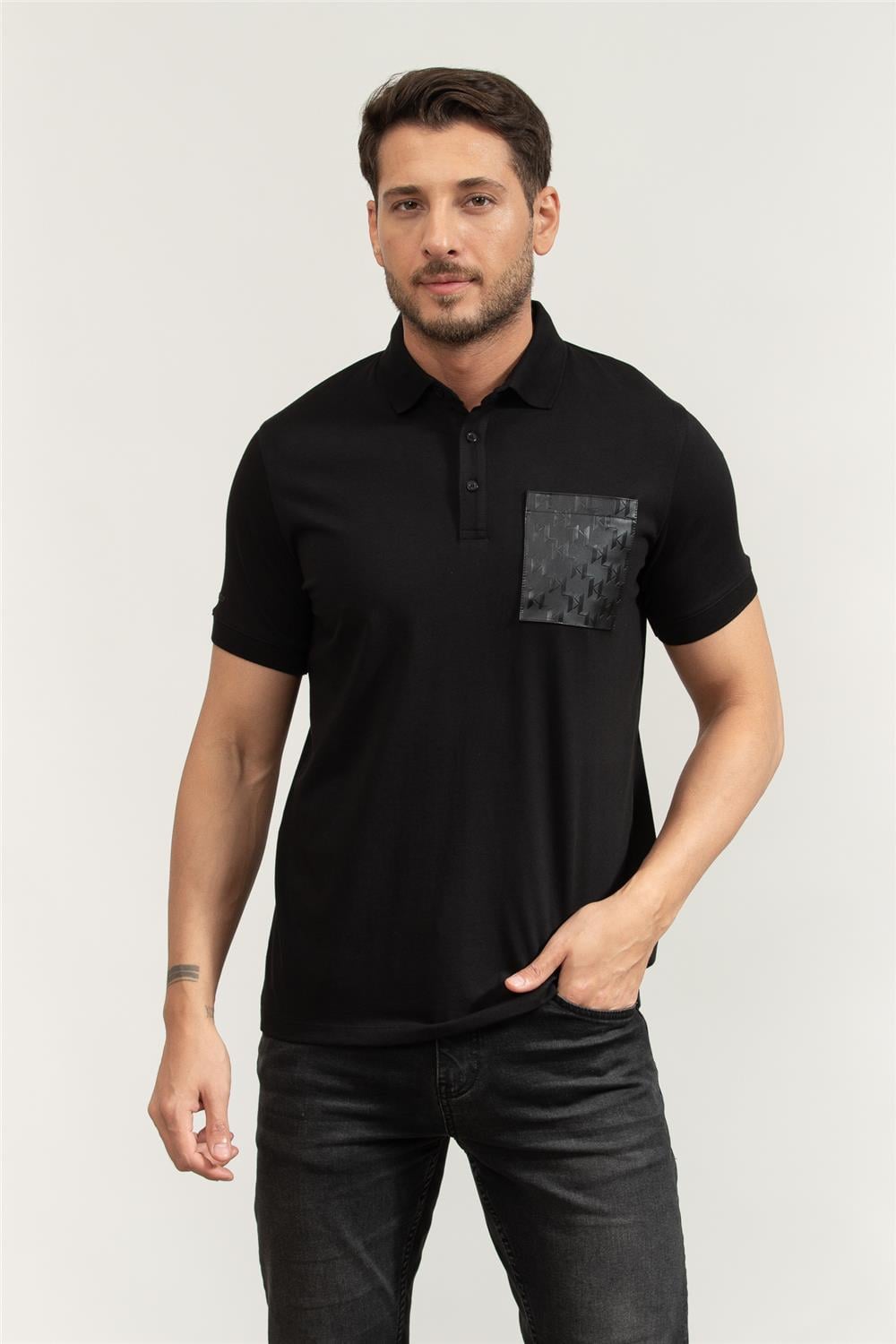 Karl Lagerfeld Erkek Polo Yaka T-Shirt