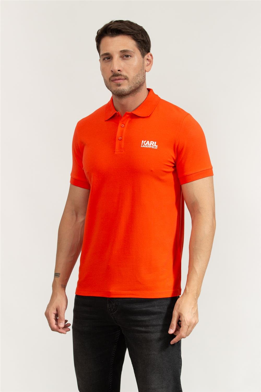 Karl Lagerfeld Erkek Polo Yaka T-Shirt