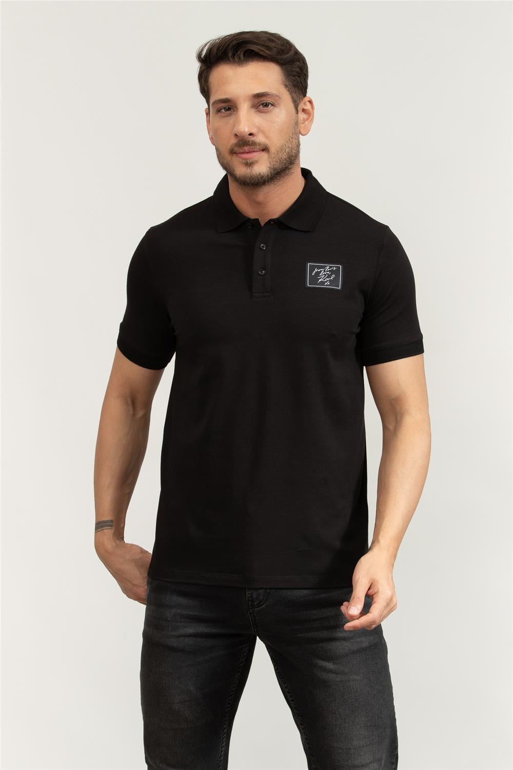 Karl Lagerfeld Erkek Polo Yaka T-Shirt