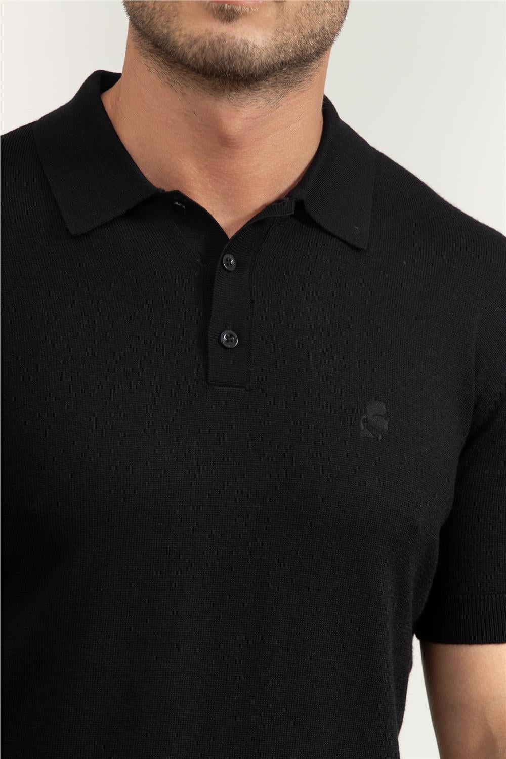 Karl Lagerfeld Erkek Polo Yaka Triko