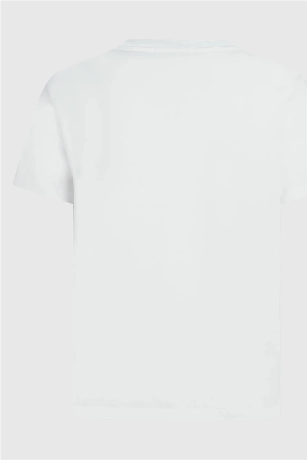 Karl Lagerfeld Essential Regular T-Shirt Kadın Bisiklet Yaka T-Shirt Beyaz