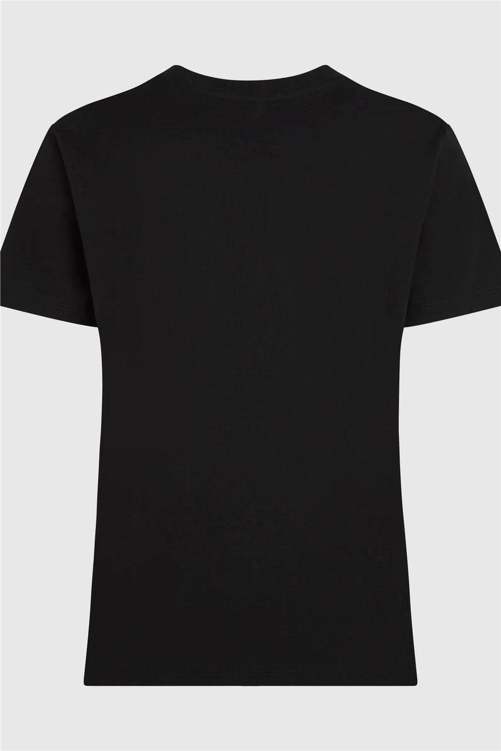 Karl Lagerfeld Essential Regular T-Shirt Kadın Bisiklet Yaka T-Shirt Siyah
