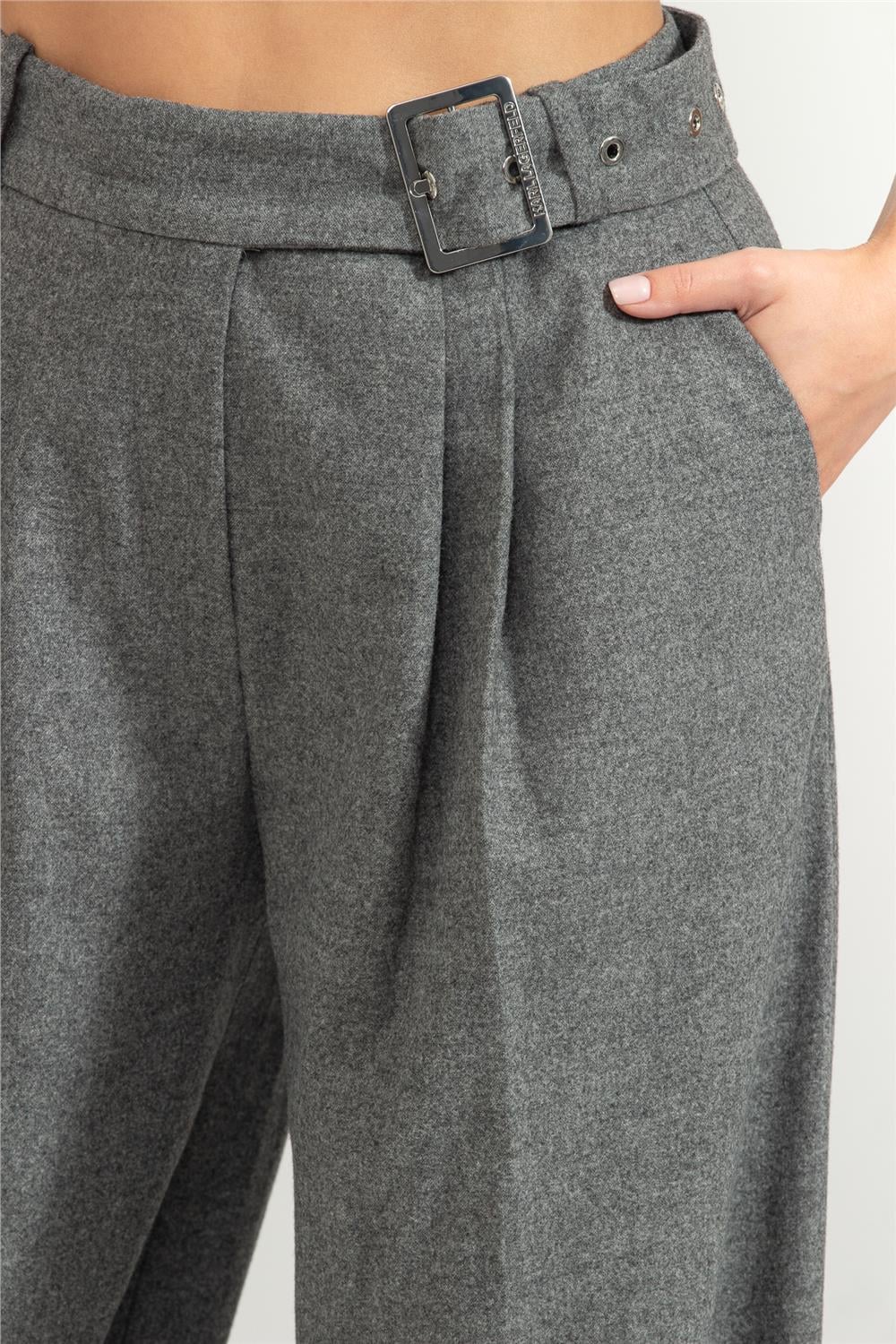 Karl Lagerfeld Flannel Everyday Kadın Pantolon