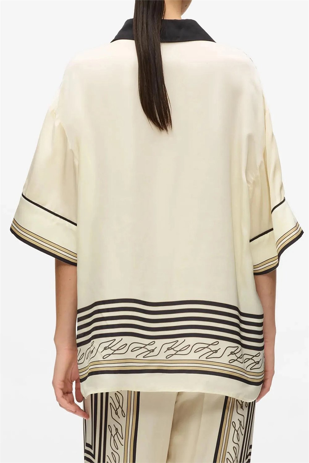 Karl Lagerfeld Fluid Pj Blouse Kadın Bluz Çok Renkli