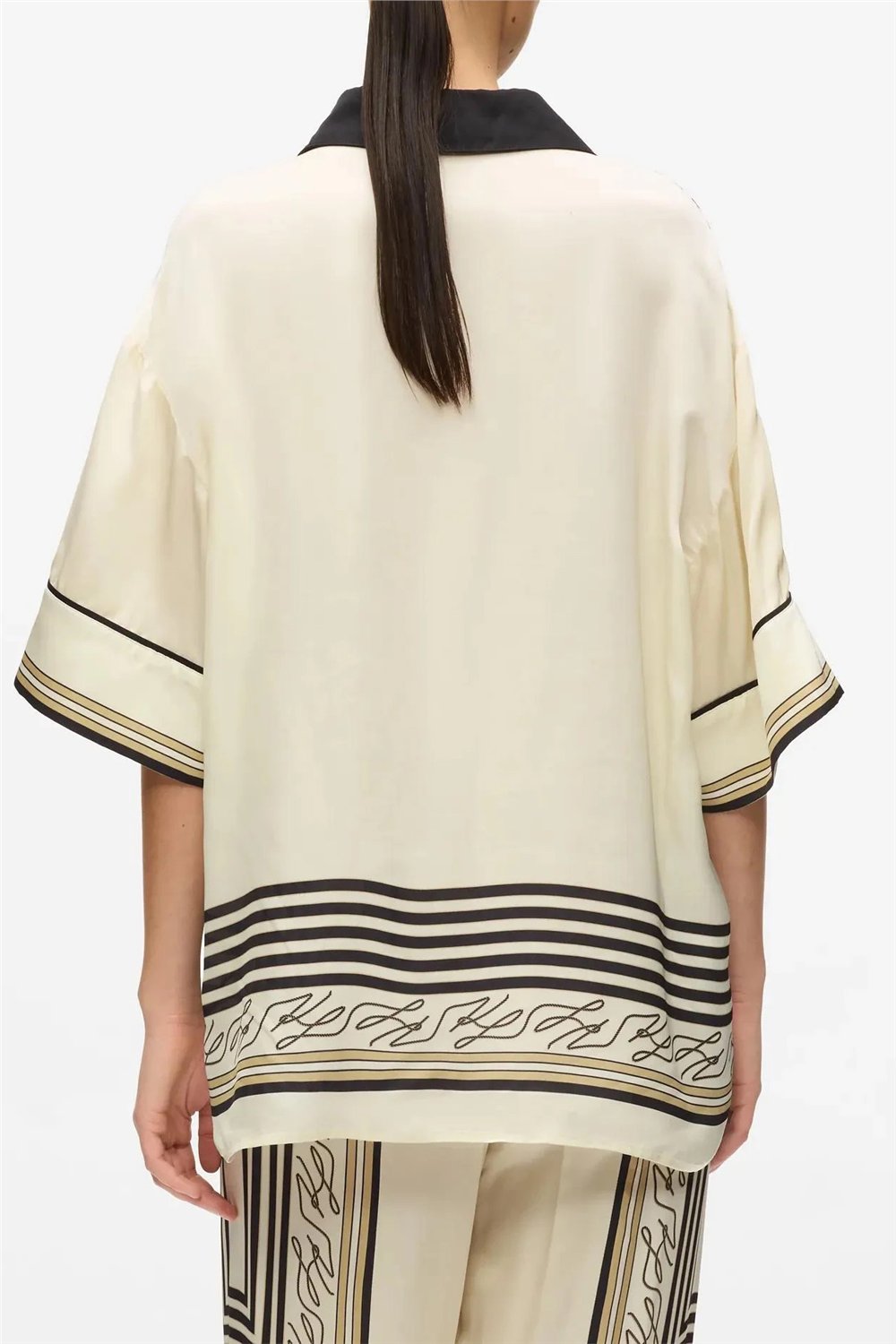 Karl Lagerfeld Fluid Pj Blouse Kadın Bluz Çok Renkli