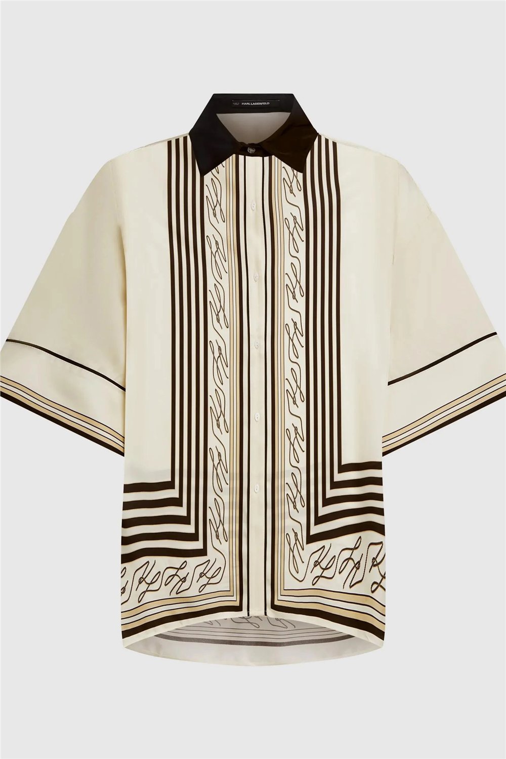 Karl Lagerfeld Fluid Pj Blouse Kadın Bluz Çok Renkli