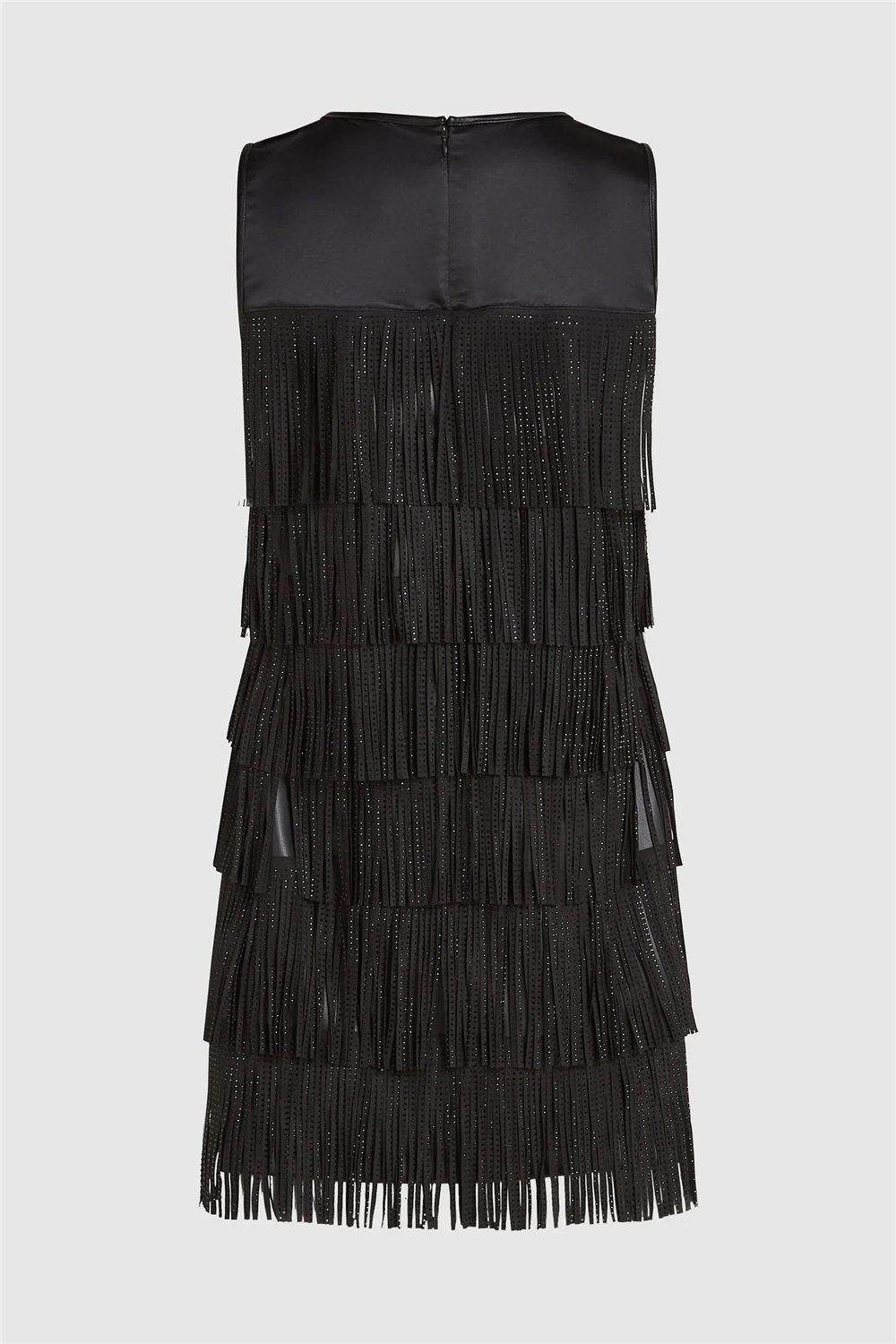 Karl Lagerfeld Fringe Kadın Elbise Siyah