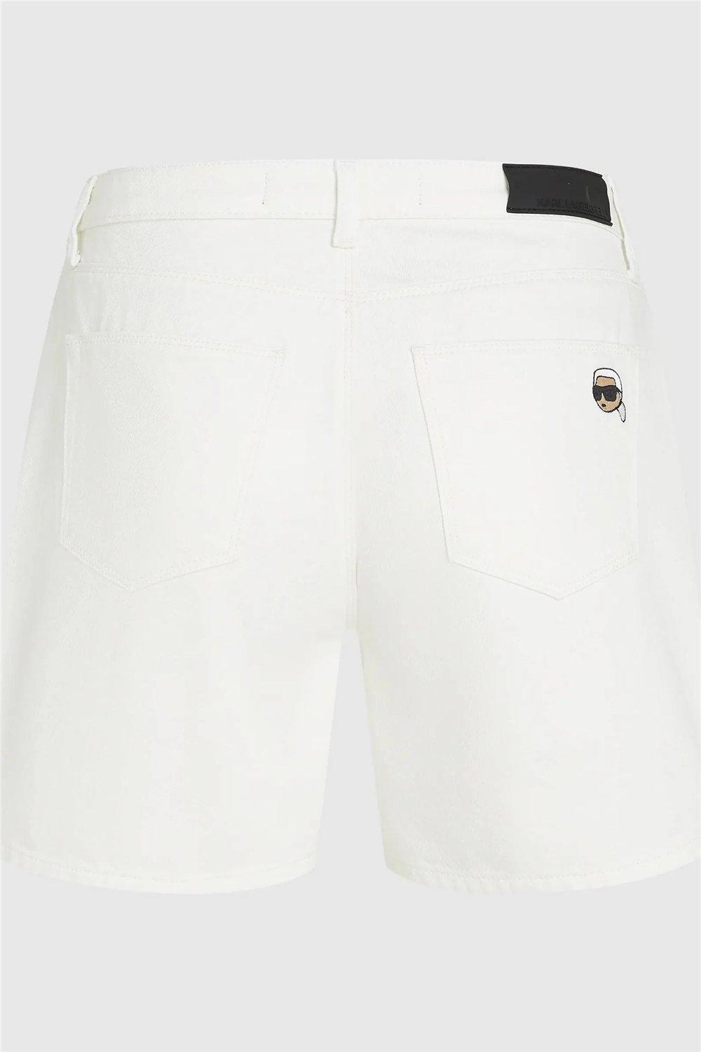 Karl Lagerfeld ikon Denim Shorts Kadın Jean Pantolon Çok Renkli