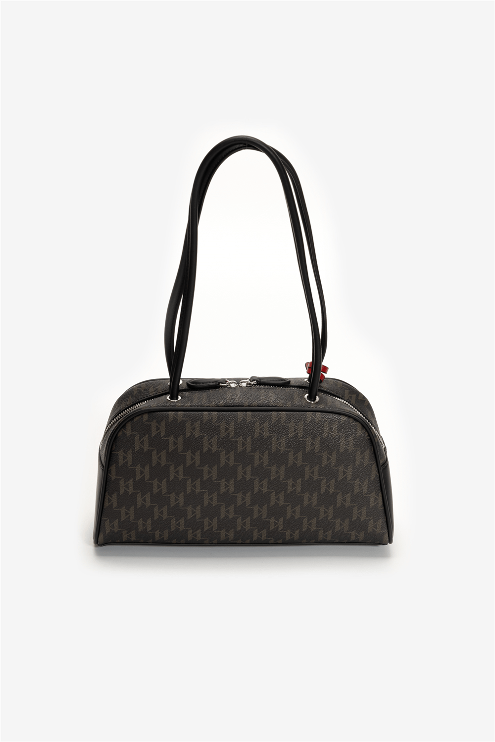Karl Lagerfeld Ikon Monogram CC Bowling Kadın Mini Omuz Çantası