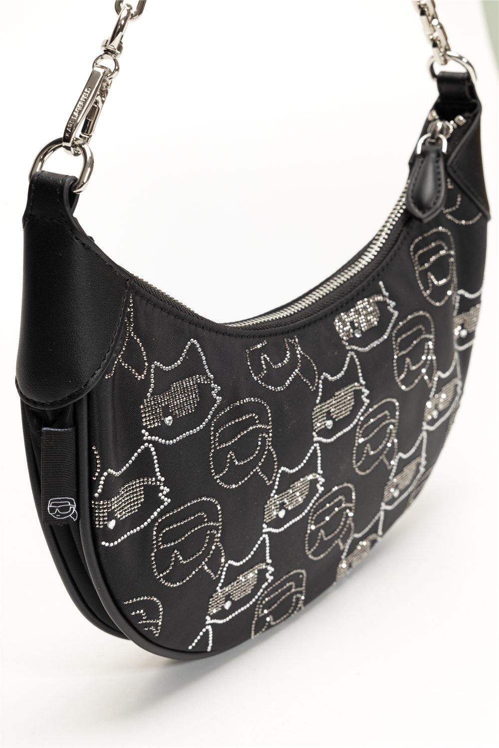 Karl Lagerfeld Ikon Nylon Kadın Mini Omuz Çantası