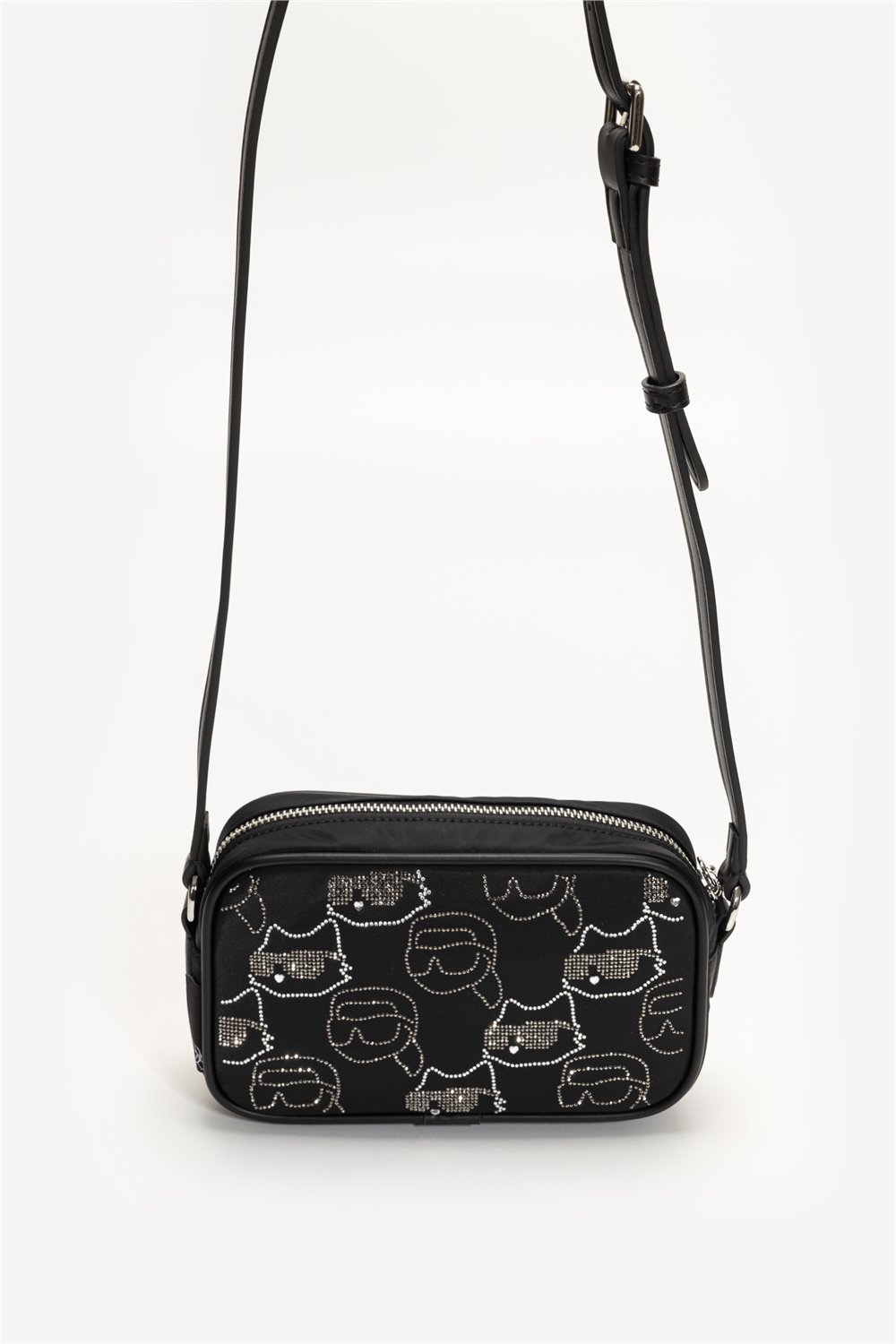 Karl Lagerfeld Ikon Nylon Kadın Mini Omuz Çantası