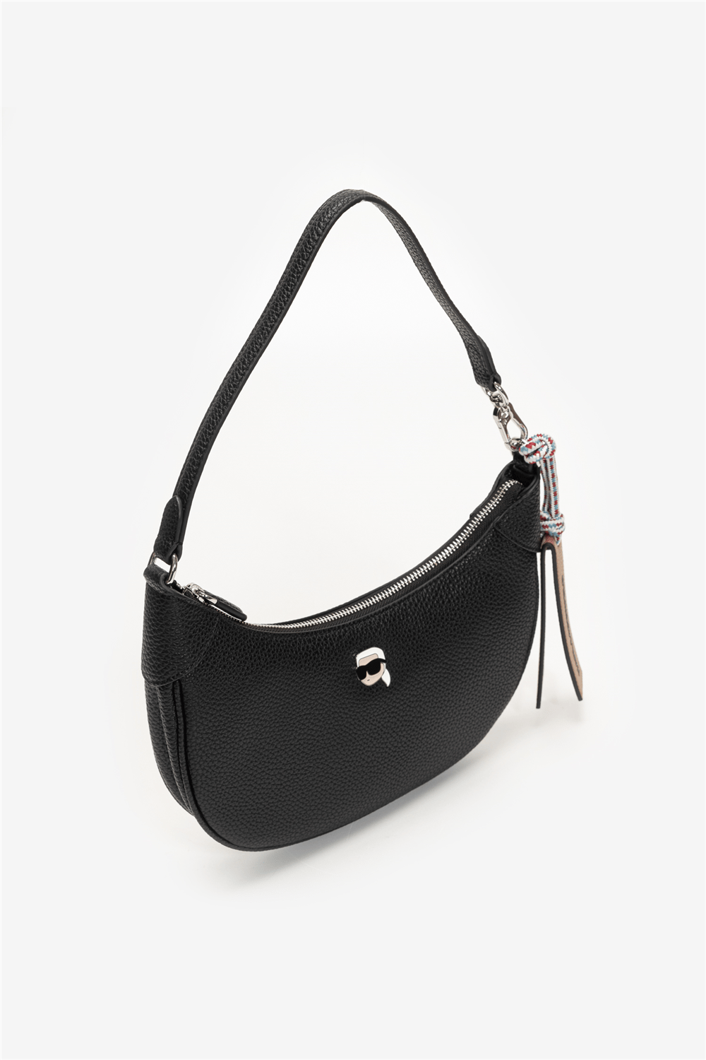 Karl Lagerfeld Ikon Pebble Half Kadın Mini Omuz Çantası