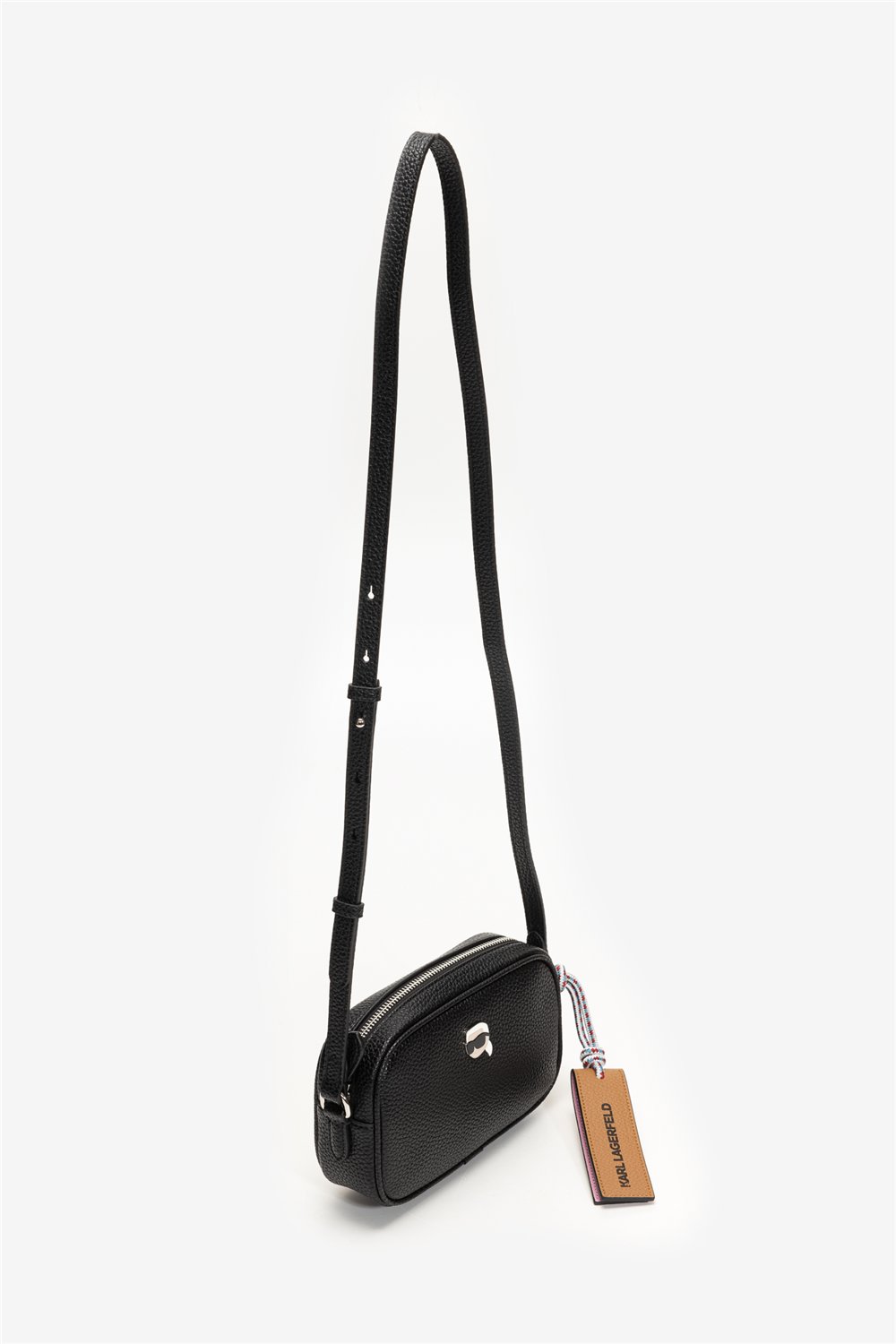 Karl Lagerfeld Ikon Pebble Slim Kadın Mini Omuz Çantası