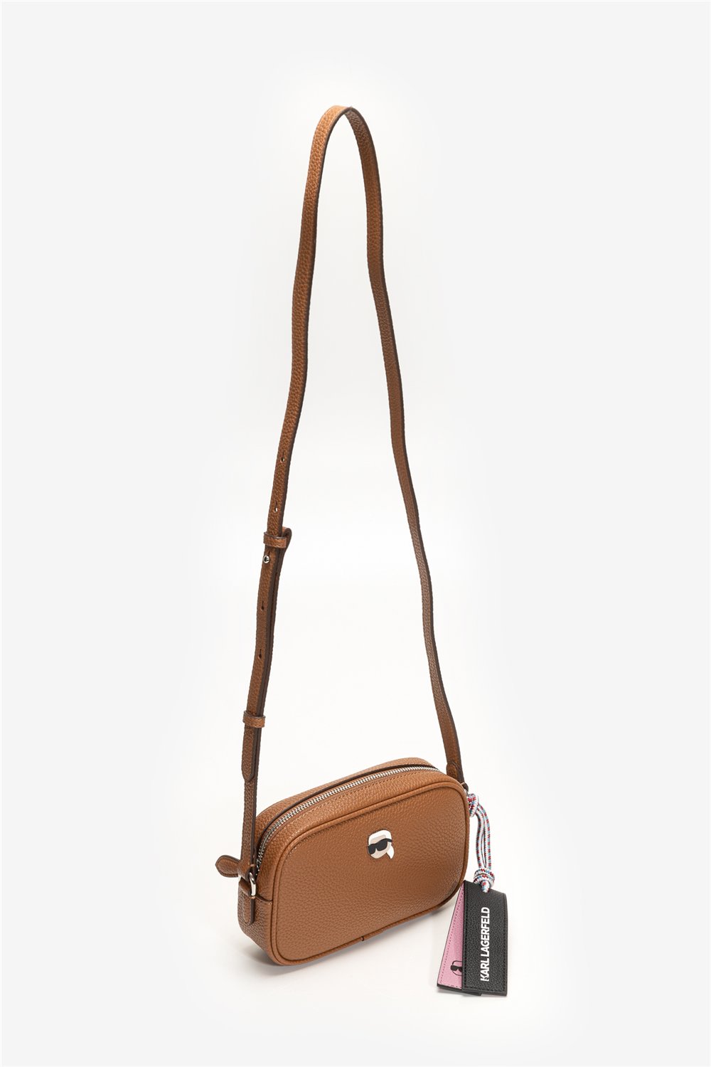 Karl Lagerfeld Ikon Pebble Slim Kadın Mini Omuz Çantası